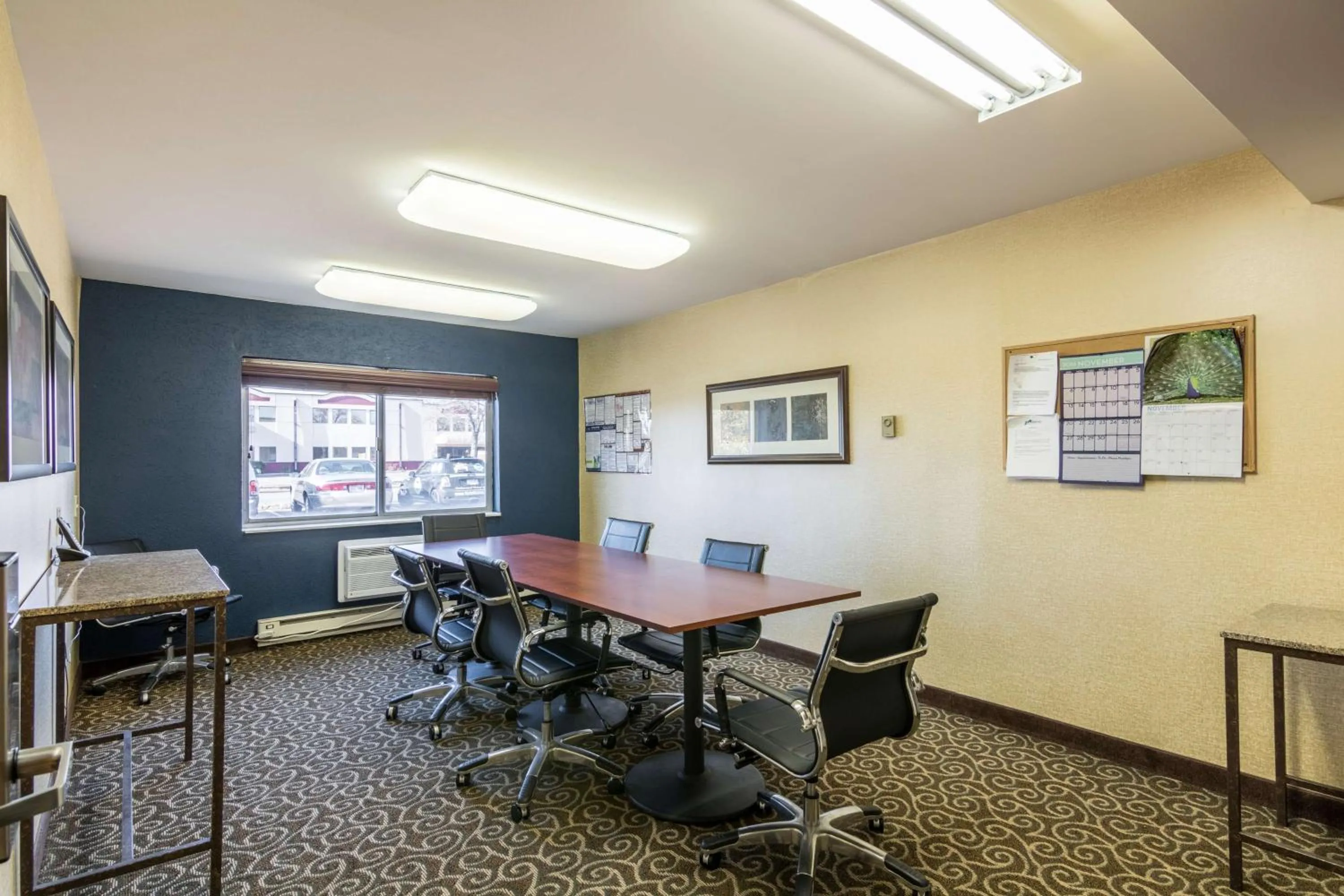 On site in Motel 6-Eau Claire, WI