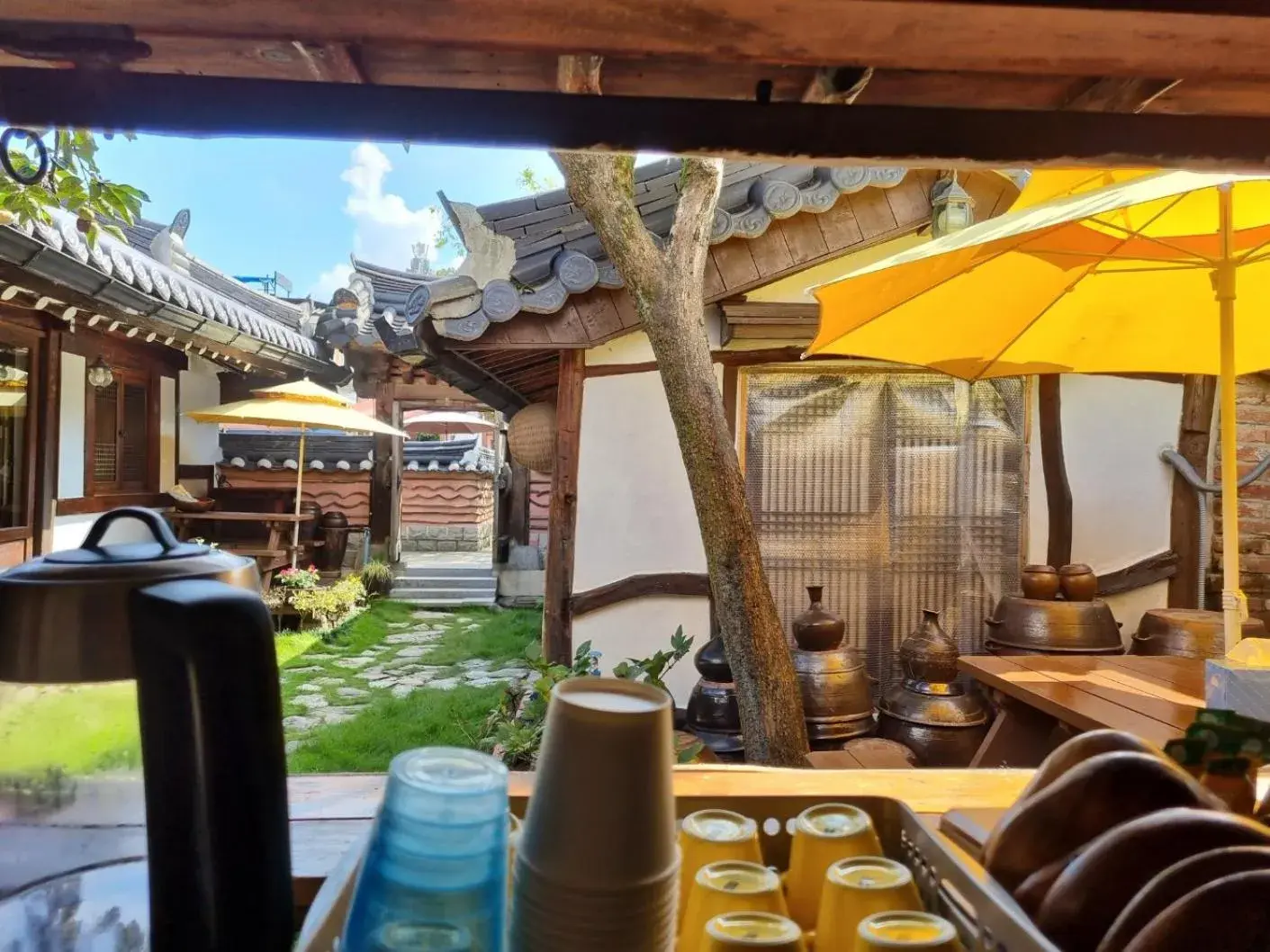 Garden view in Gohyundang Garden view in Gohyundang