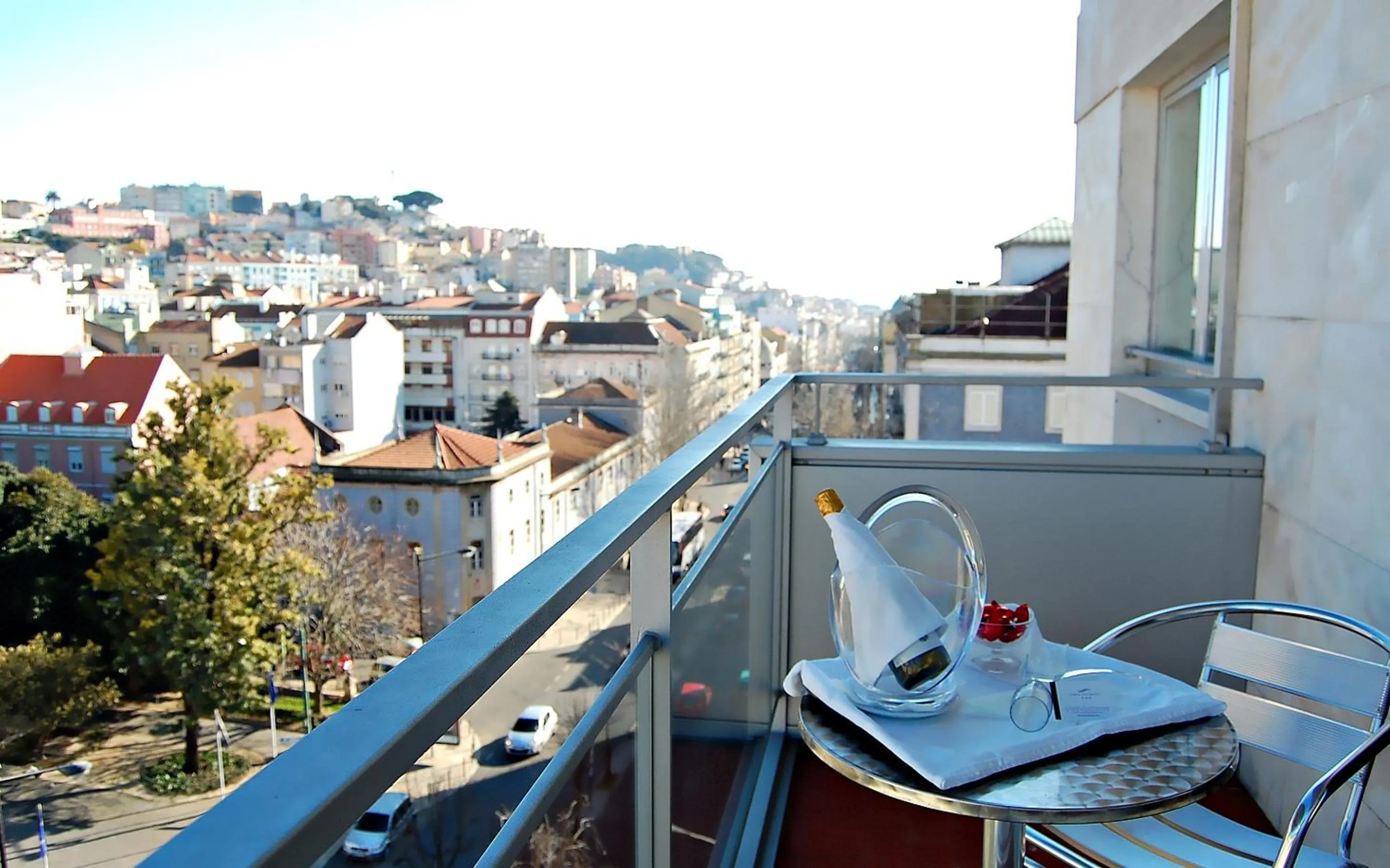 Balcony/Terrace in Lisbon City Hotel by City Hotels