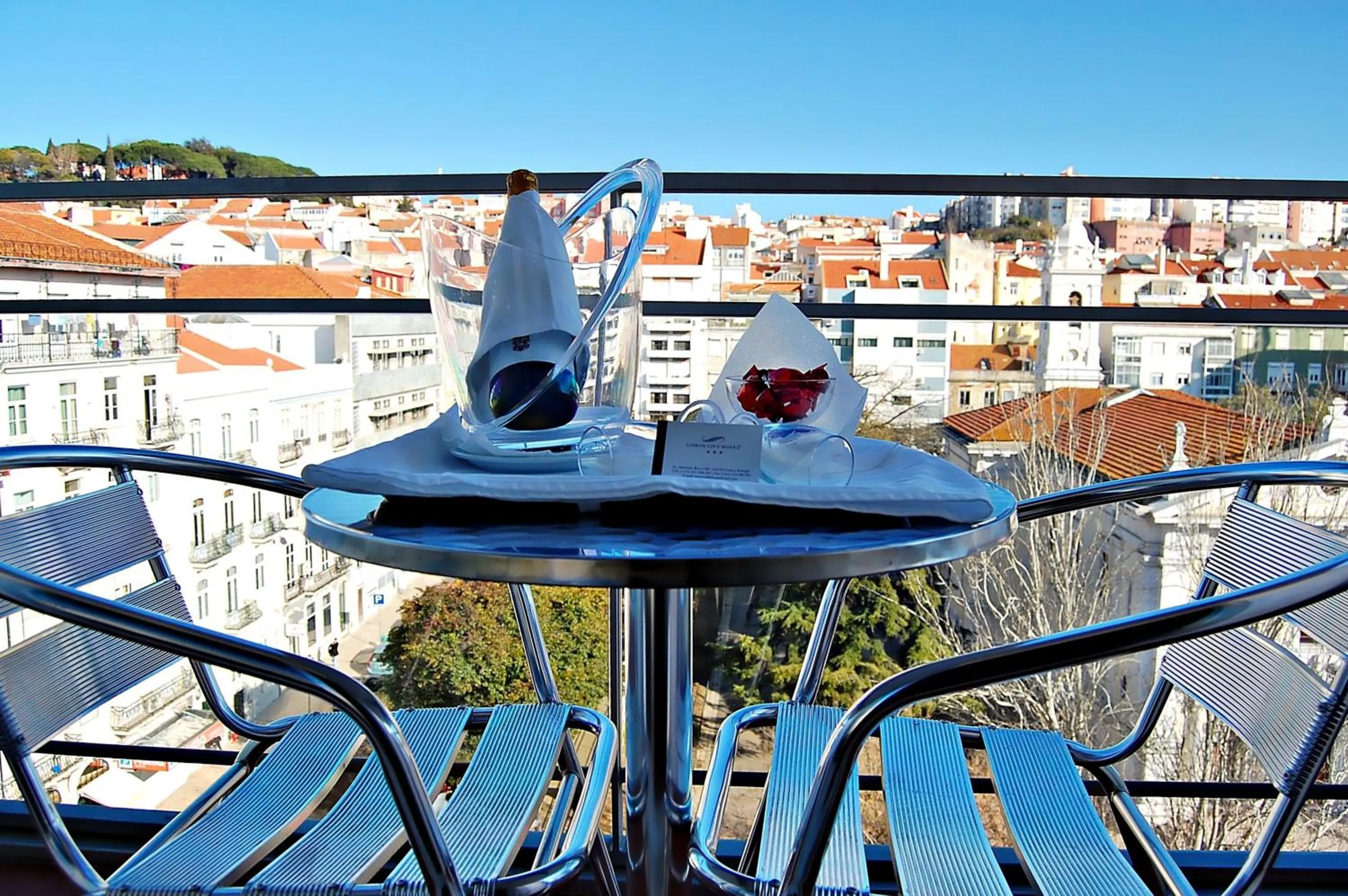 Balcony/Terrace in Lisbon City Hotel by City Hotels