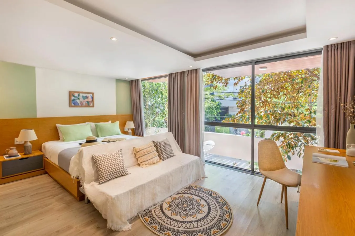 Bedroom, Bed in Sanayen Villa & Residences - Pool and Close Beach