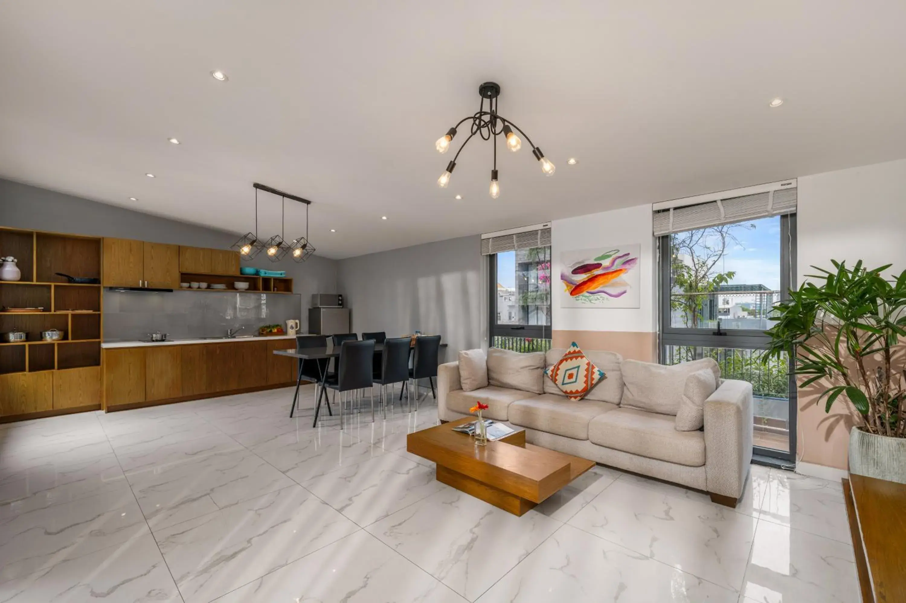 Kitchen or kitchenette in Sanayen Villa & Residences - Pool and Close Beach Kitchen or kitchenette in Sanayen Villa & Residences - Pool and Close Beach