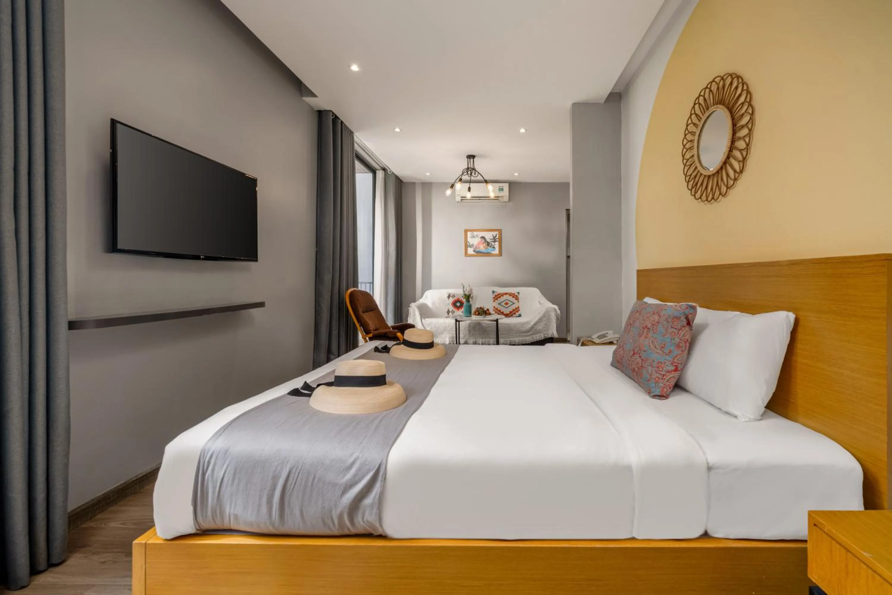 TV and multimedia, Bed in Sanayen Villa & Residences - Pool and Close Beach