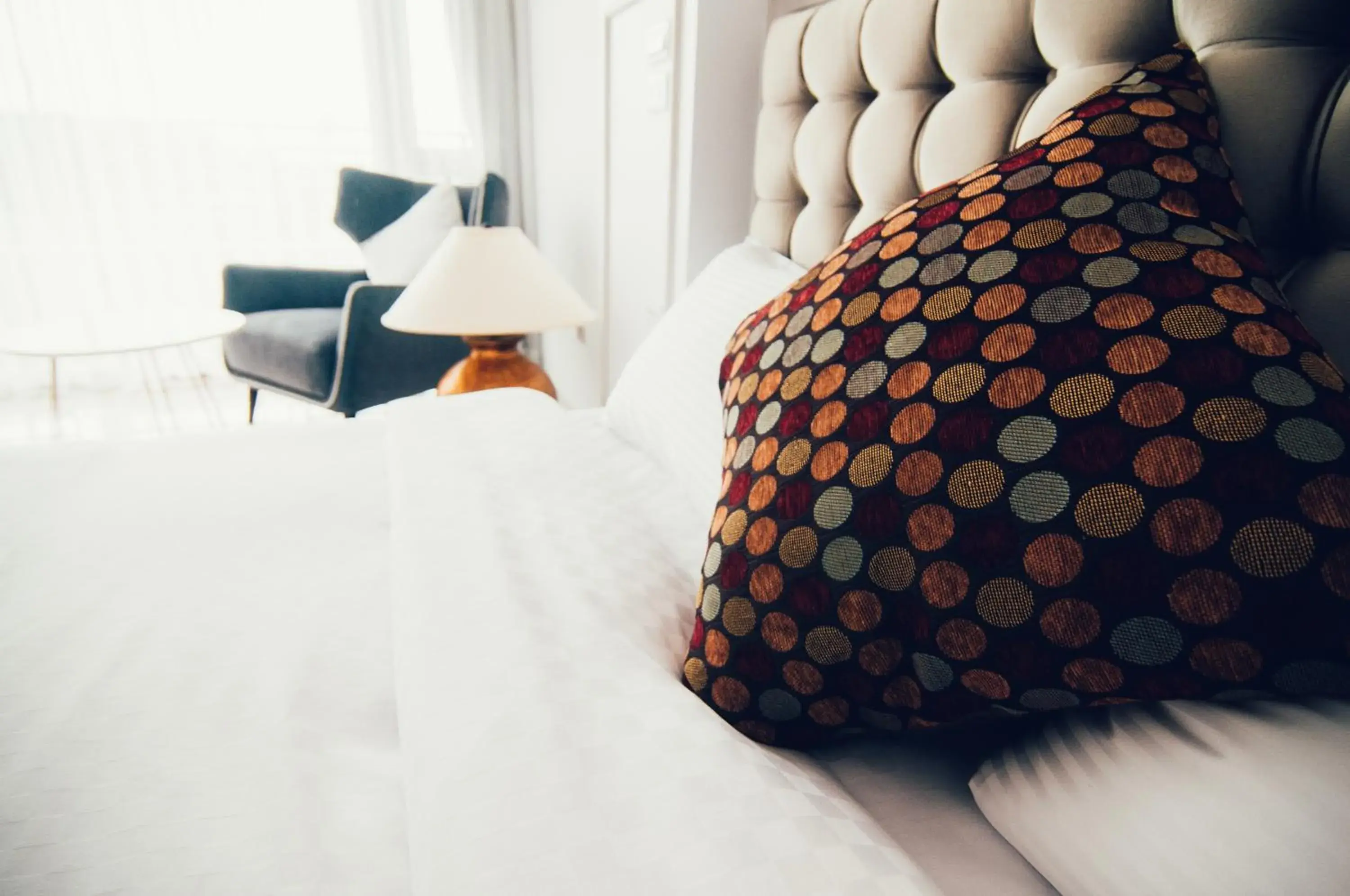 Decorative detail, Bed in Zai Yan Yan 259 B&B Decorative detail, Bed in Zai Yan Yan 259 B&B