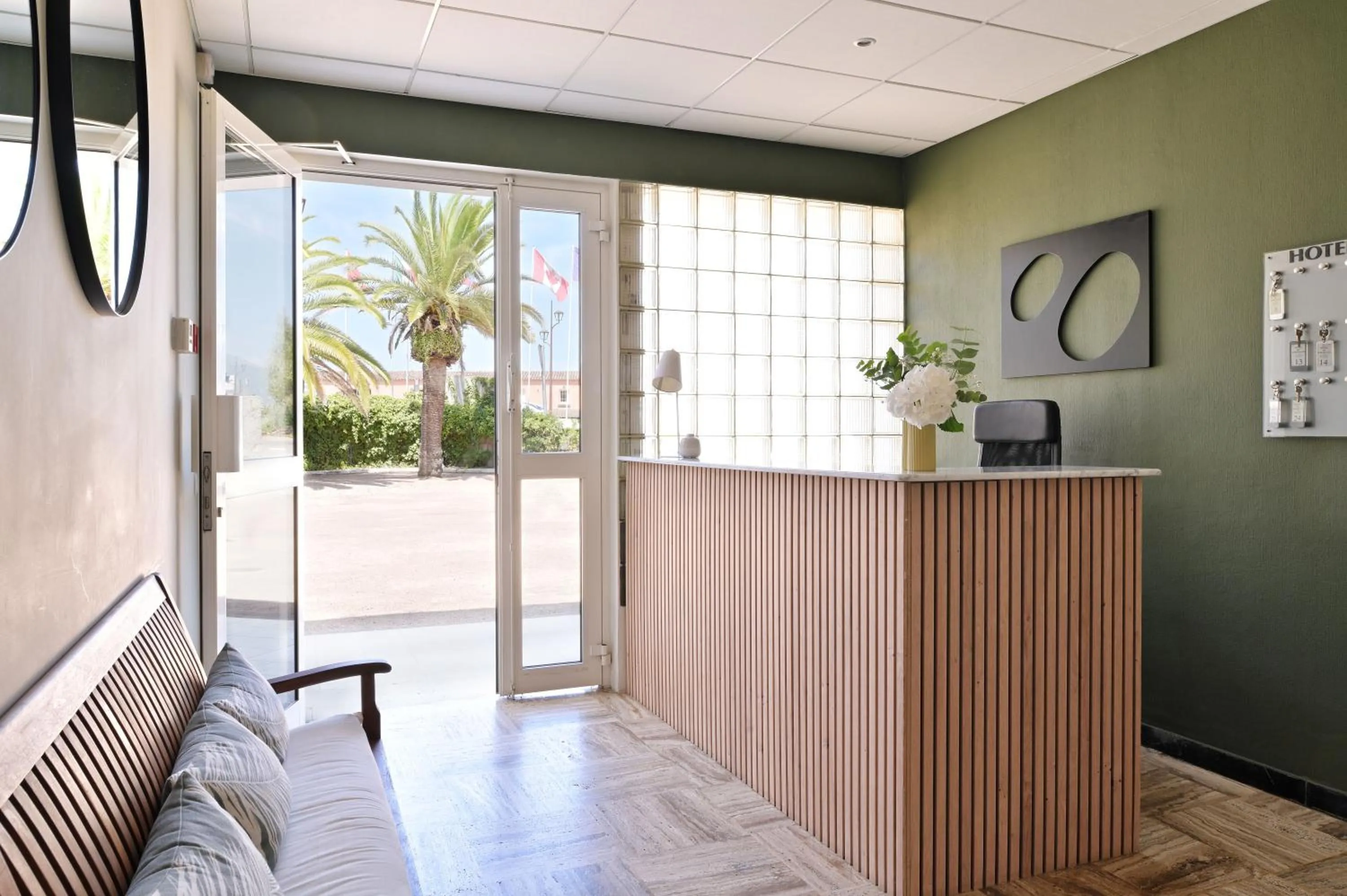 Lobby or reception in Hôtel de Porticcio