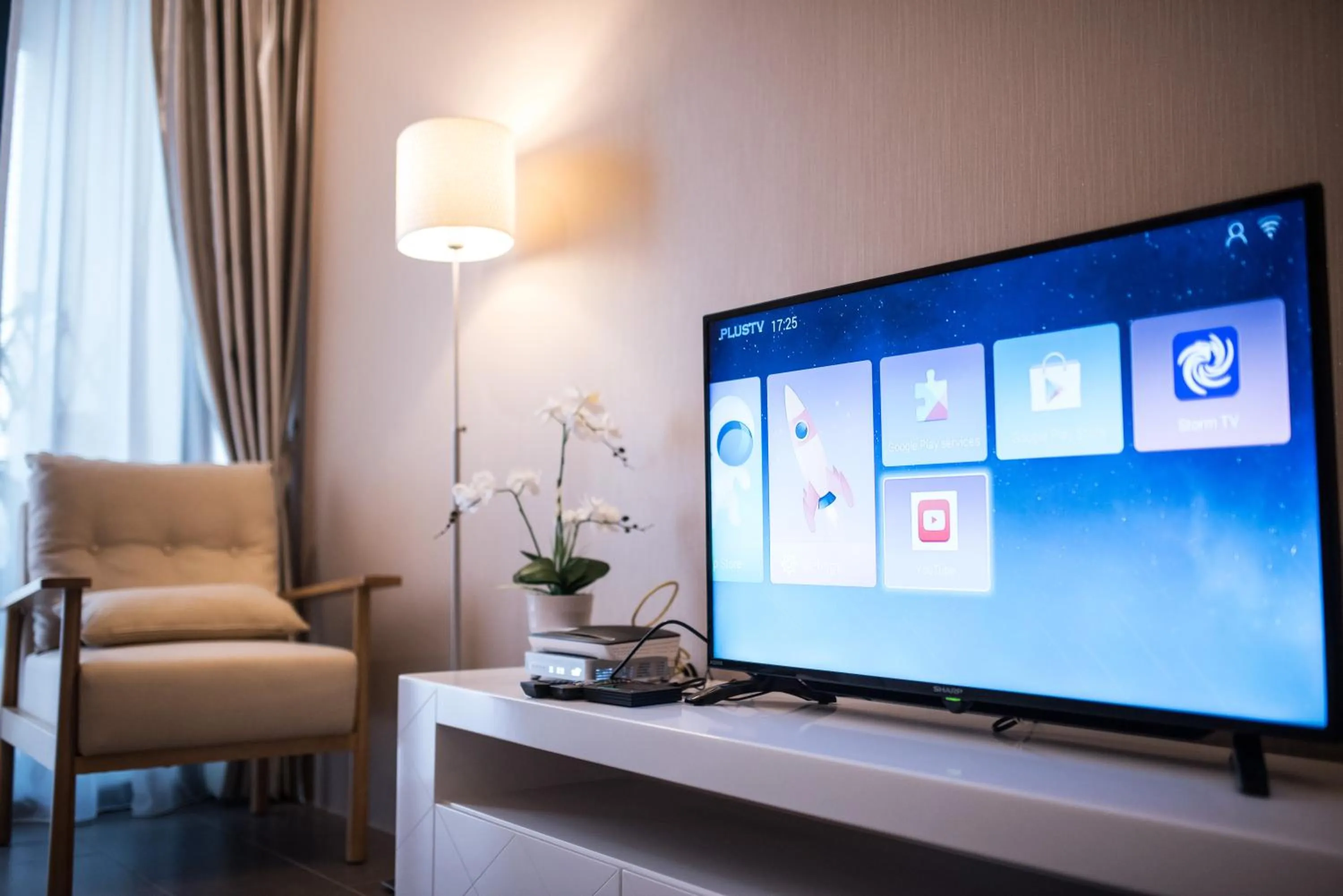 TV and multimedia in KL Sentral Bangsar Suites EST BY PSM LUXURY SUITES