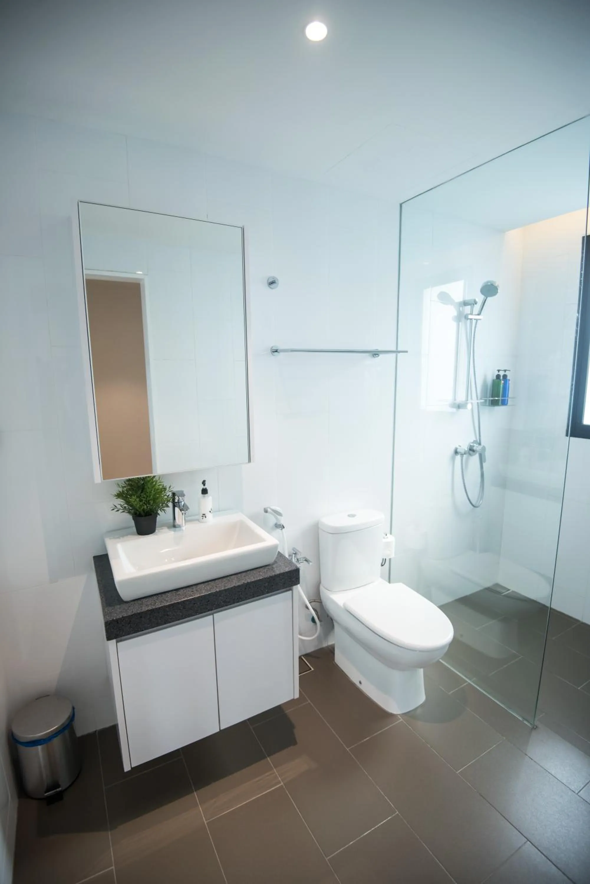 Shower in KL Sentral Bangsar Suites EST BY PSM LUXURY SUITES