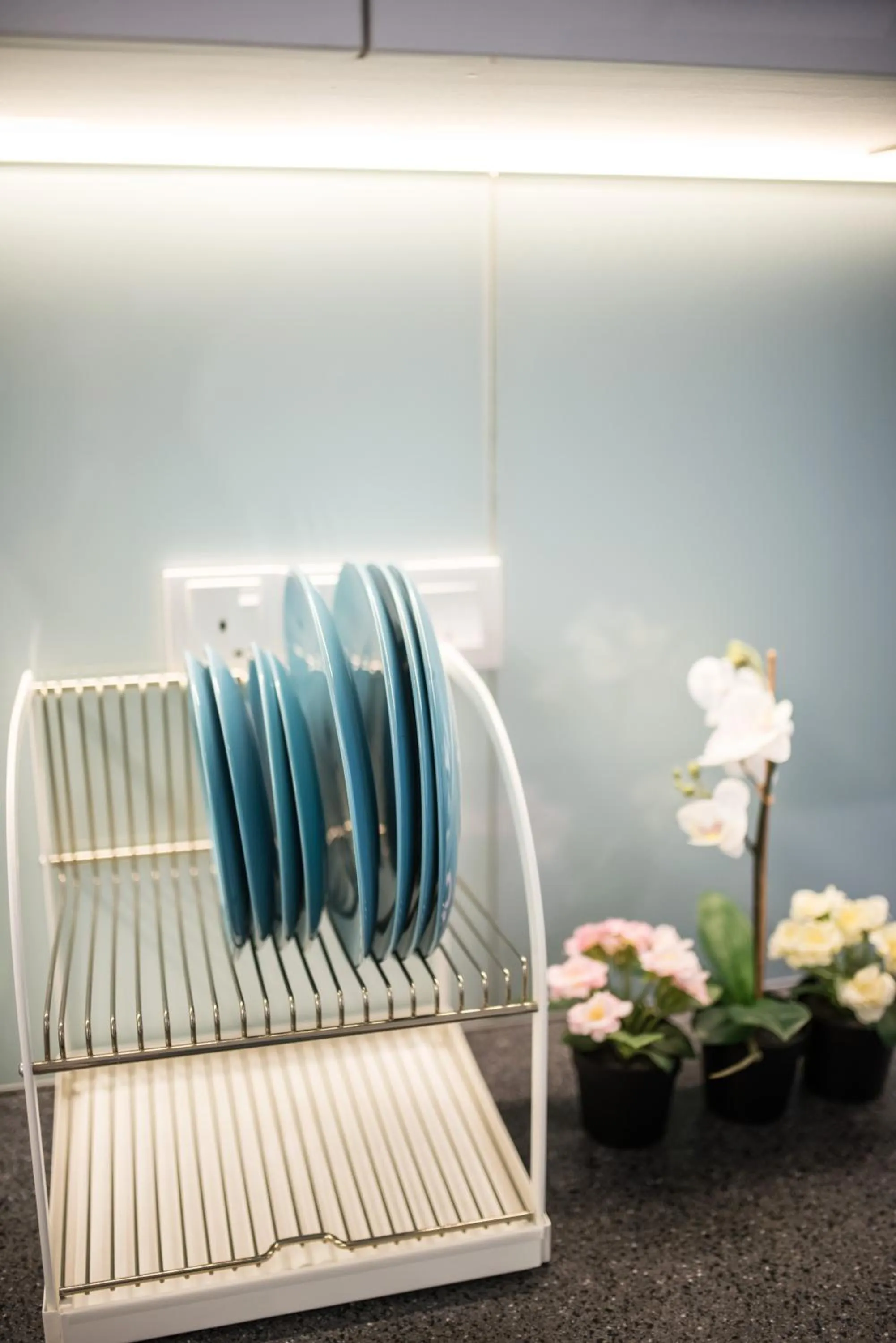 Kitchen or kitchenette in KL Sentral Bangsar Suites EST BY PSM LUXURY SUITES