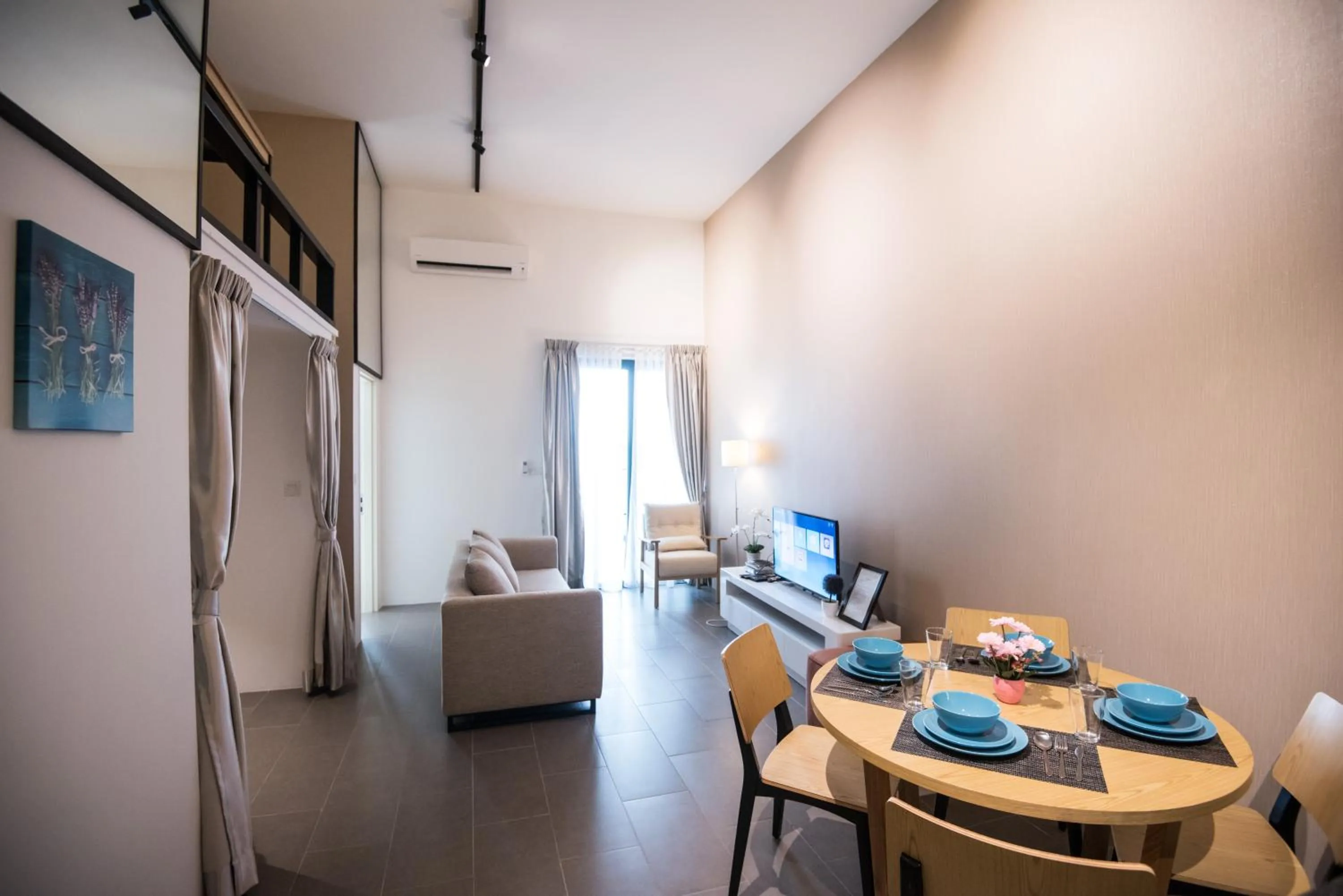 Living room in KL Sentral Bangsar Suites EST BY PSM LUXURY SUITES