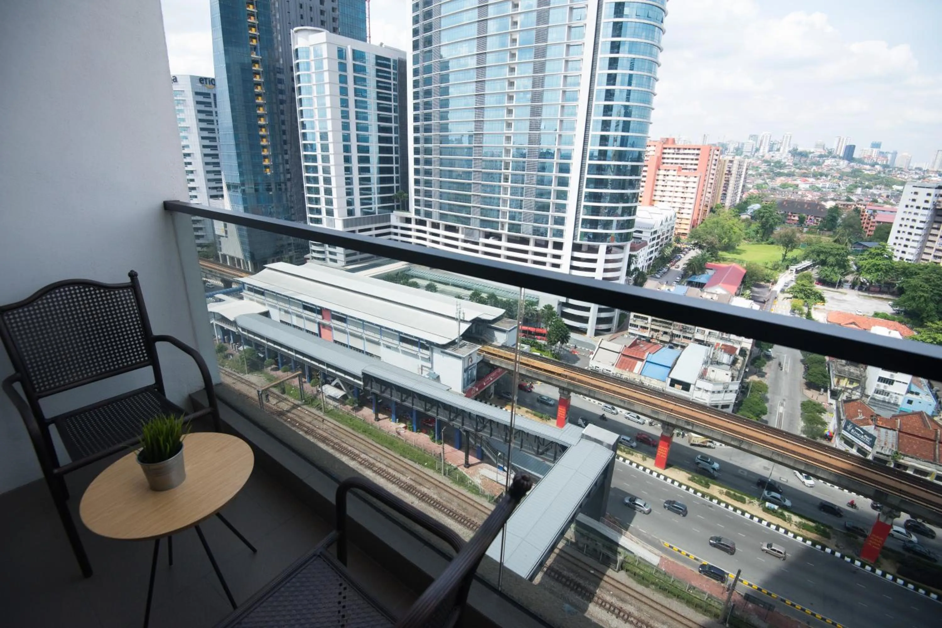 City view in KL Sentral Bangsar Suites EST BY PSM LUXURY SUITES