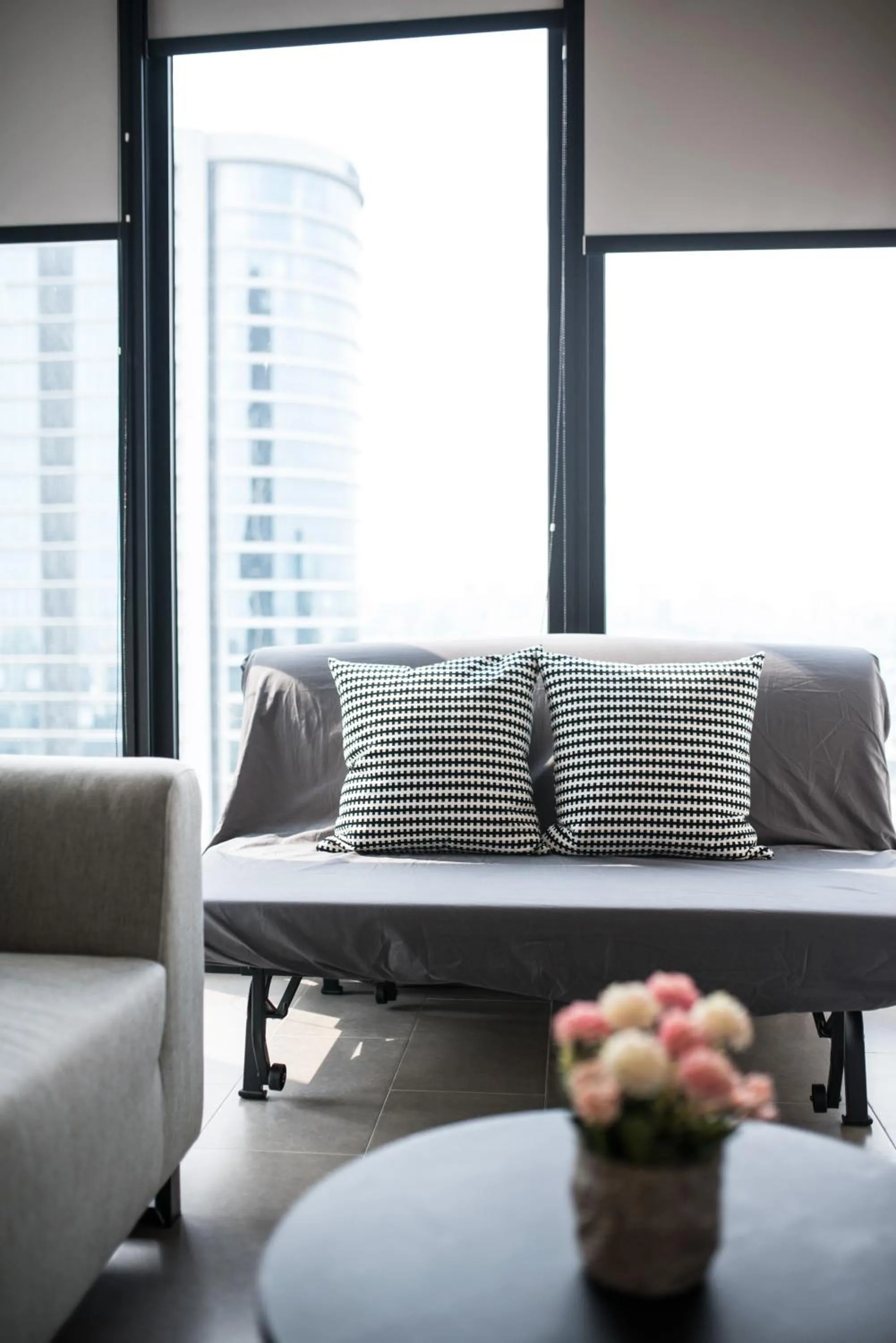 Living room in KL Sentral Bangsar Suites EST BY PSM LUXURY SUITES