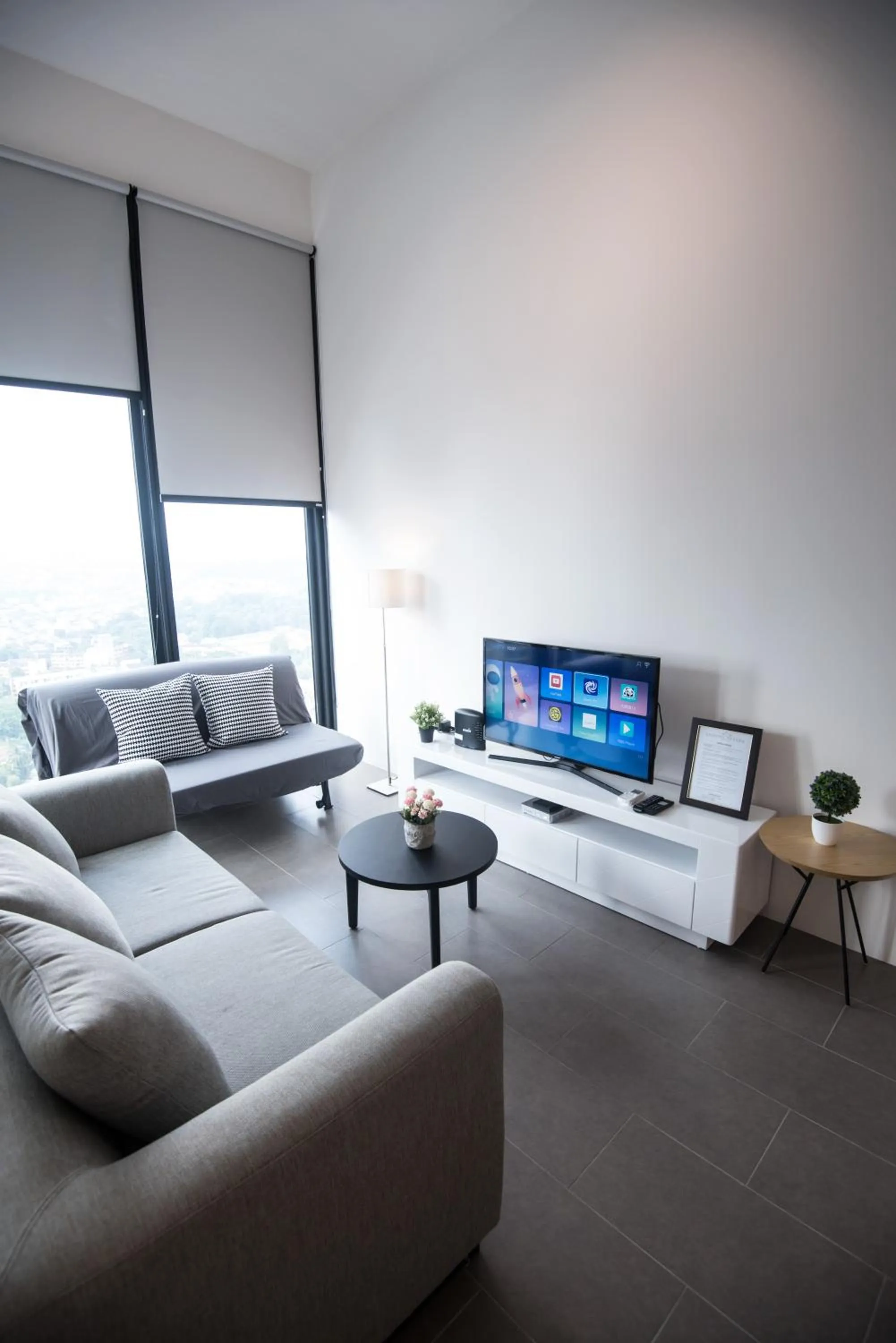 Living room in KL Sentral Bangsar Suites EST BY PSM LUXURY SUITES