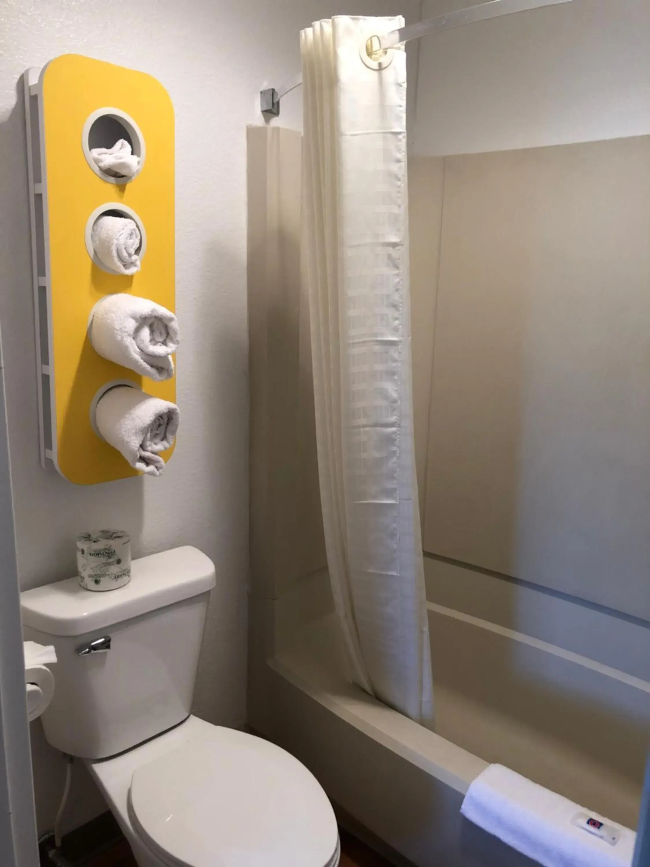 Bathroom in Motel 6-La Crosse, WI Bathroom in Motel 6-La Crosse, WI