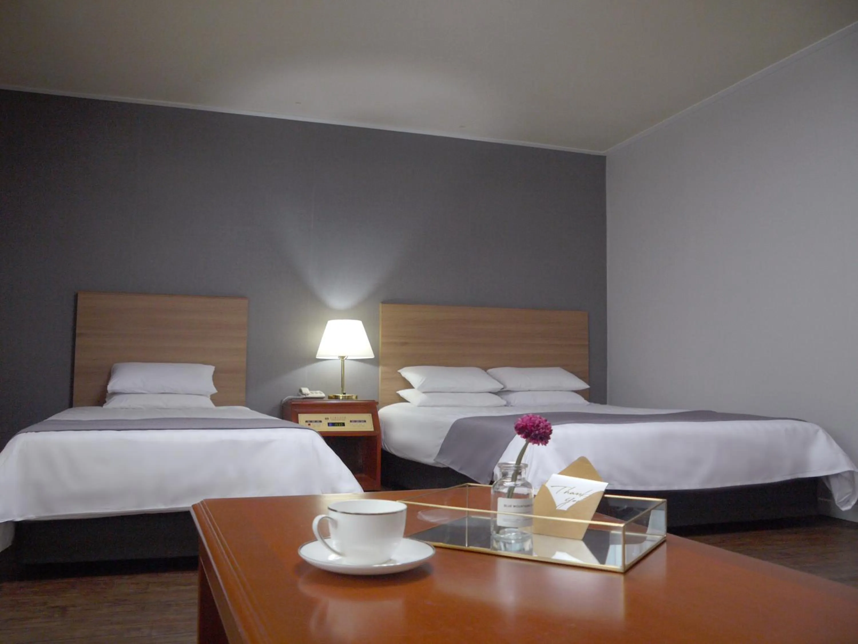 Bed in Pearl Hotel Jeju