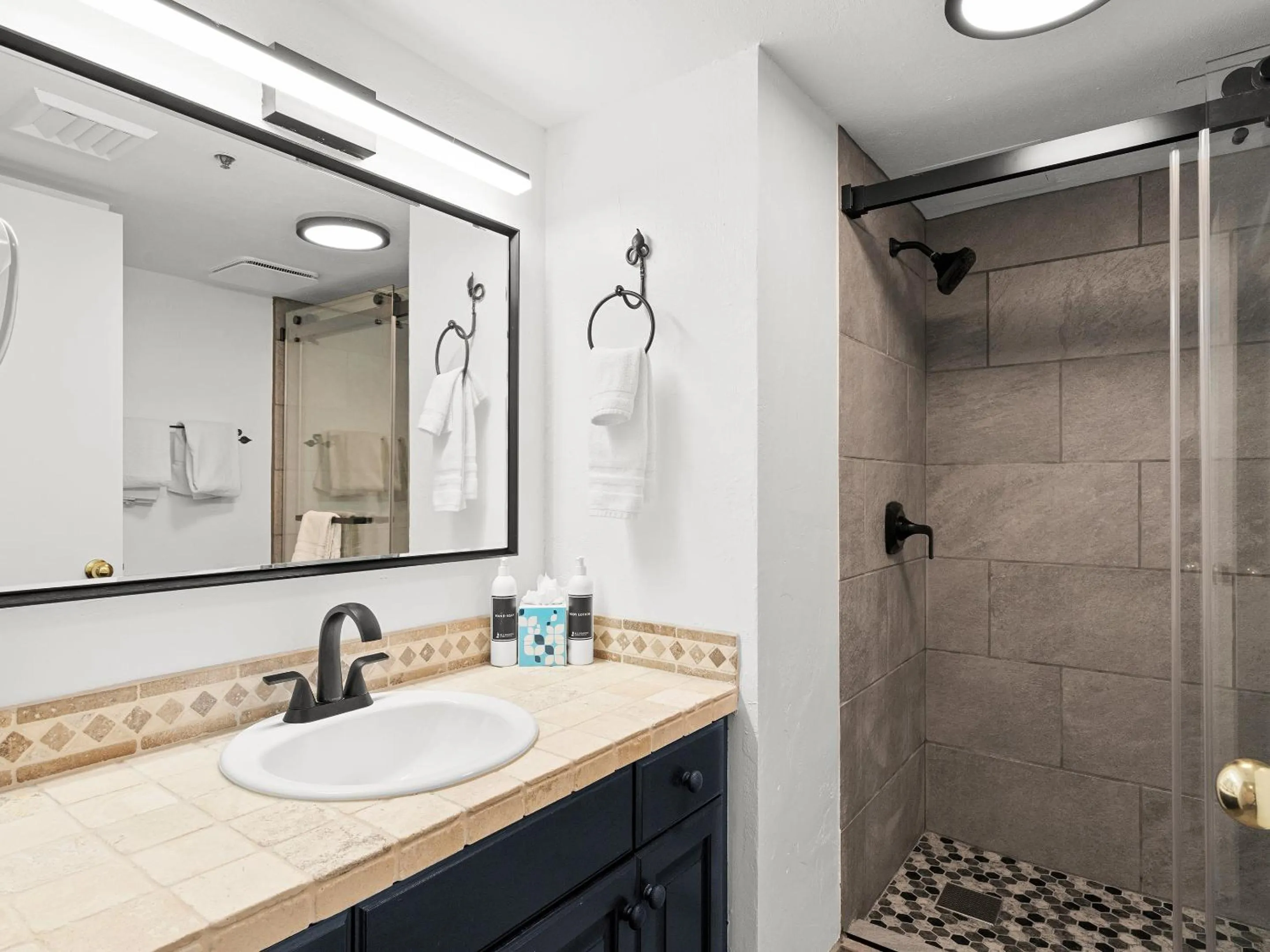 Shower in The Lodge at the Mountain Village by All Seasons Resort Lodging