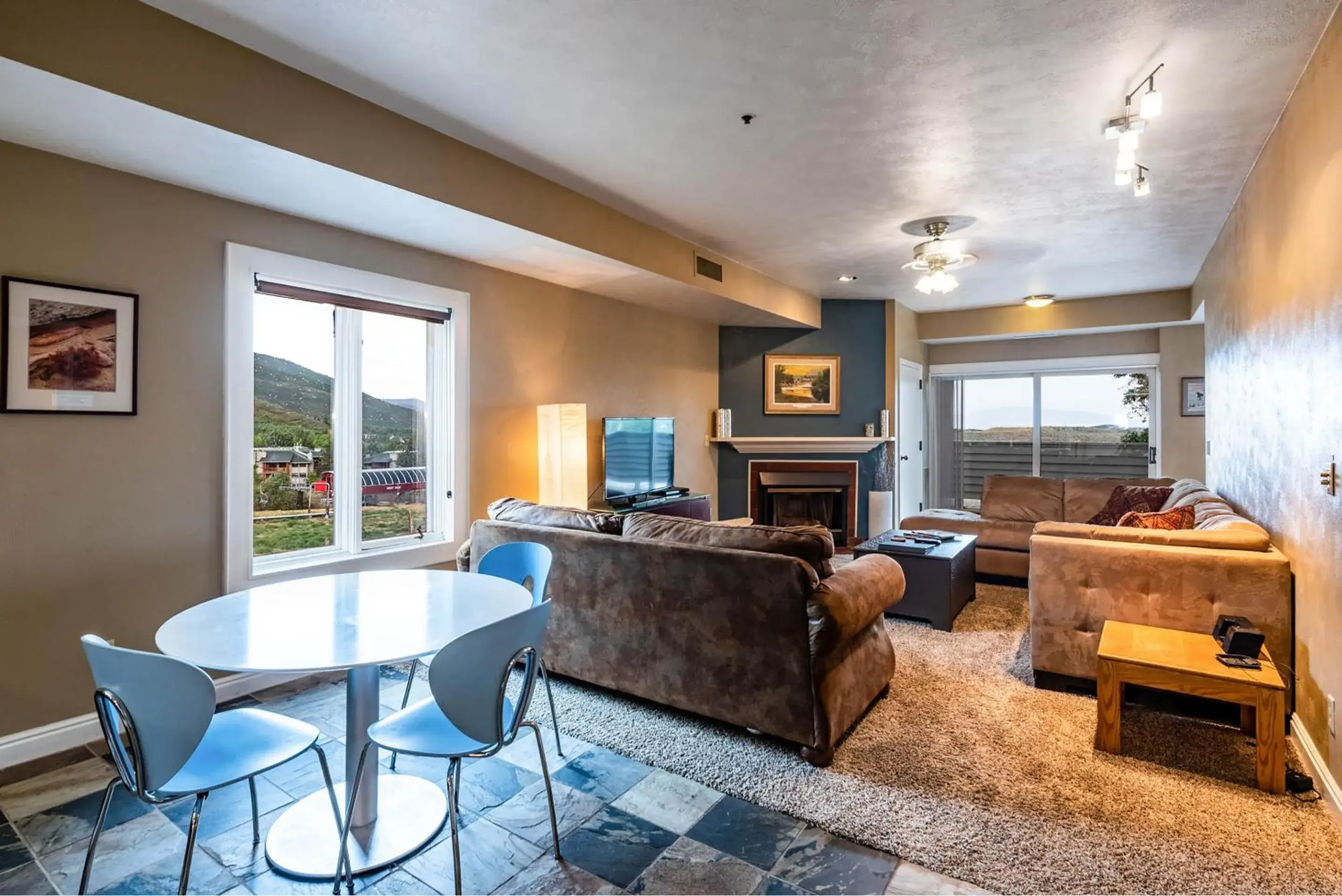 Living room, Seating Area in The Lodge at the Mountain Village