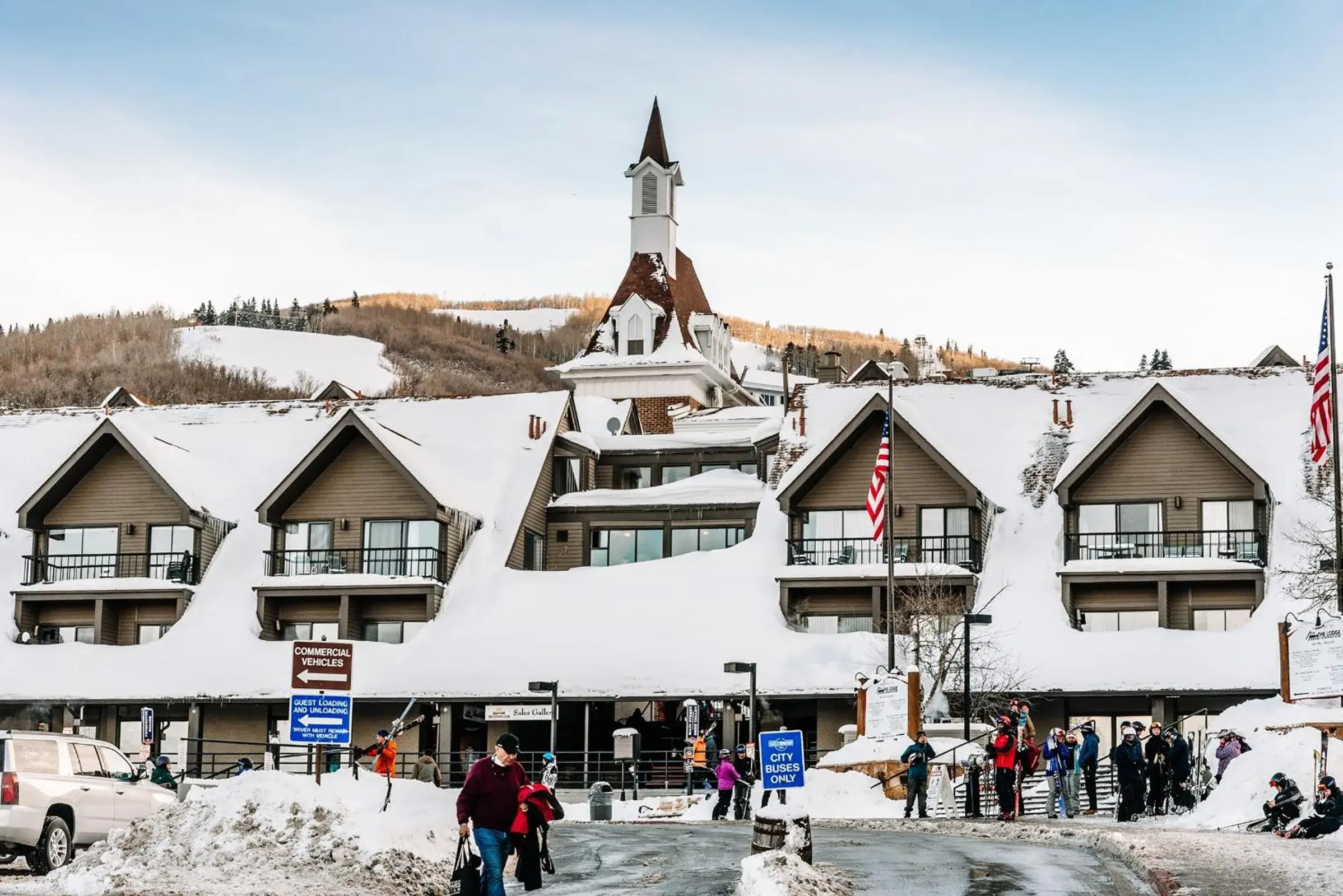 Property building, Winter in The Lodge at the Mountain Village