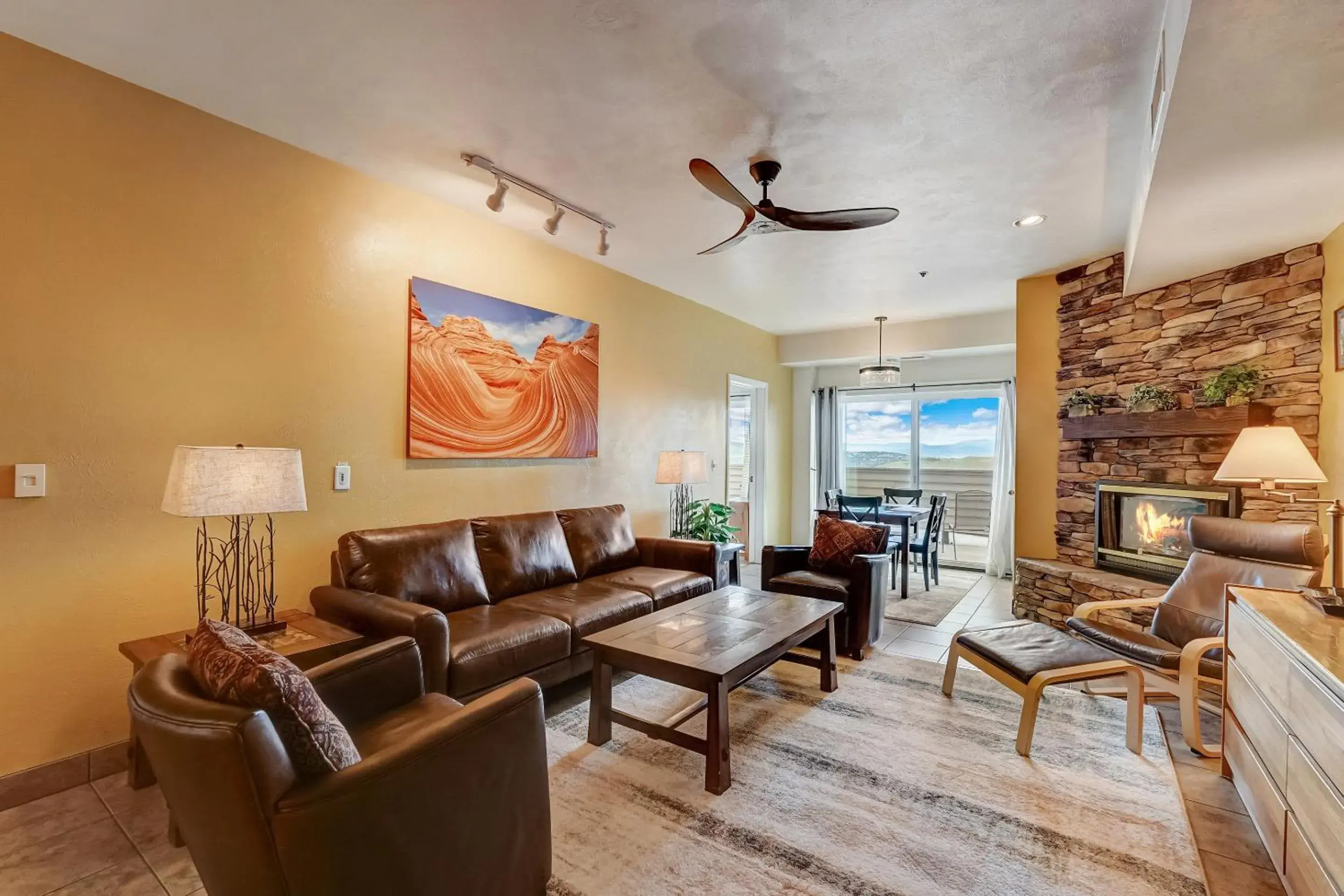 Living room, Seating Area in The Lodge at the Mountain Village