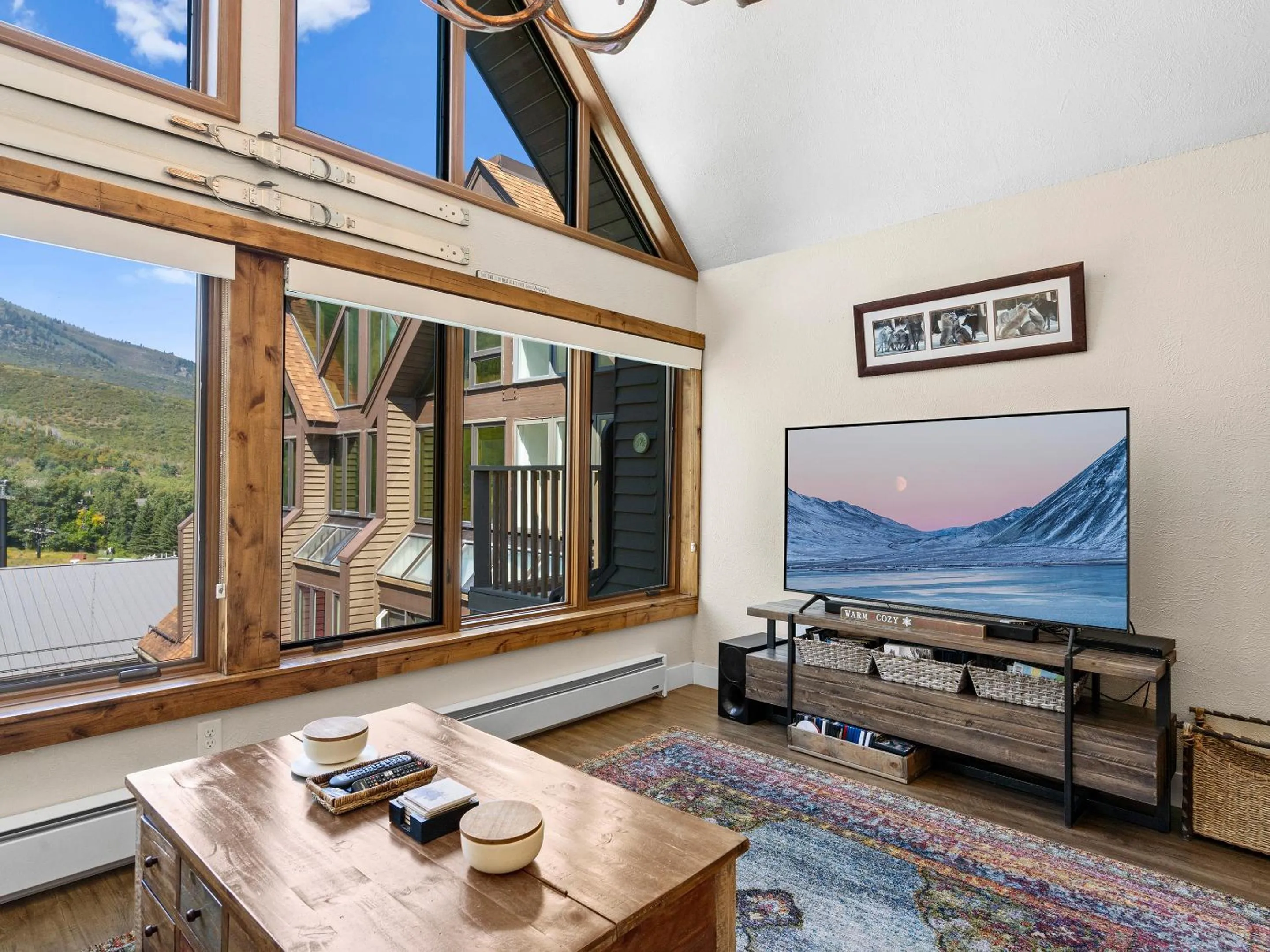 Living room in The Lodge at the Mountain Village by All Seasons Resort Lodging