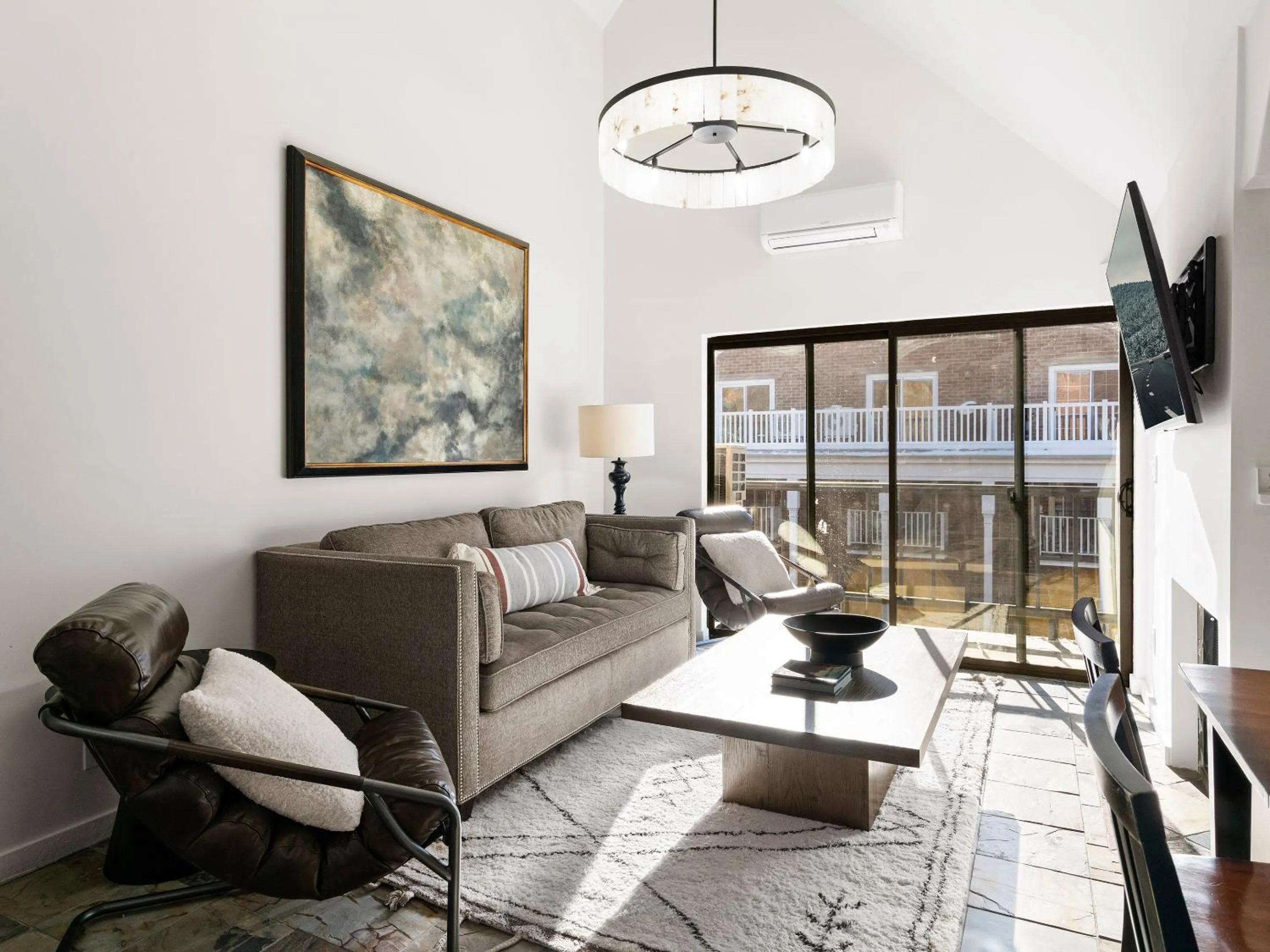 Living room in The Lodge at the Mountain Village by All Seasons Resort Lodging