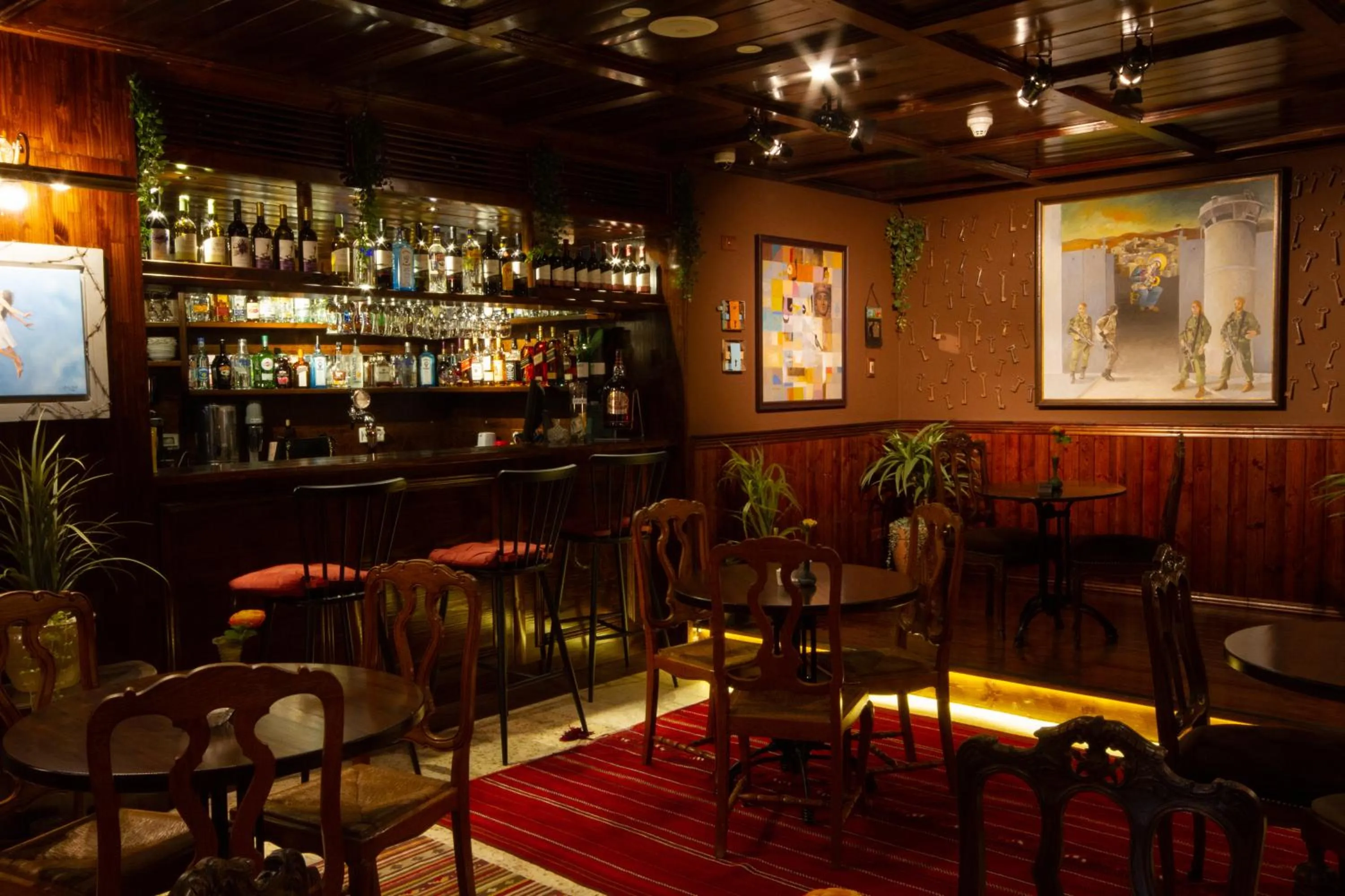 Lounge or bar in The Walled Off Hotel