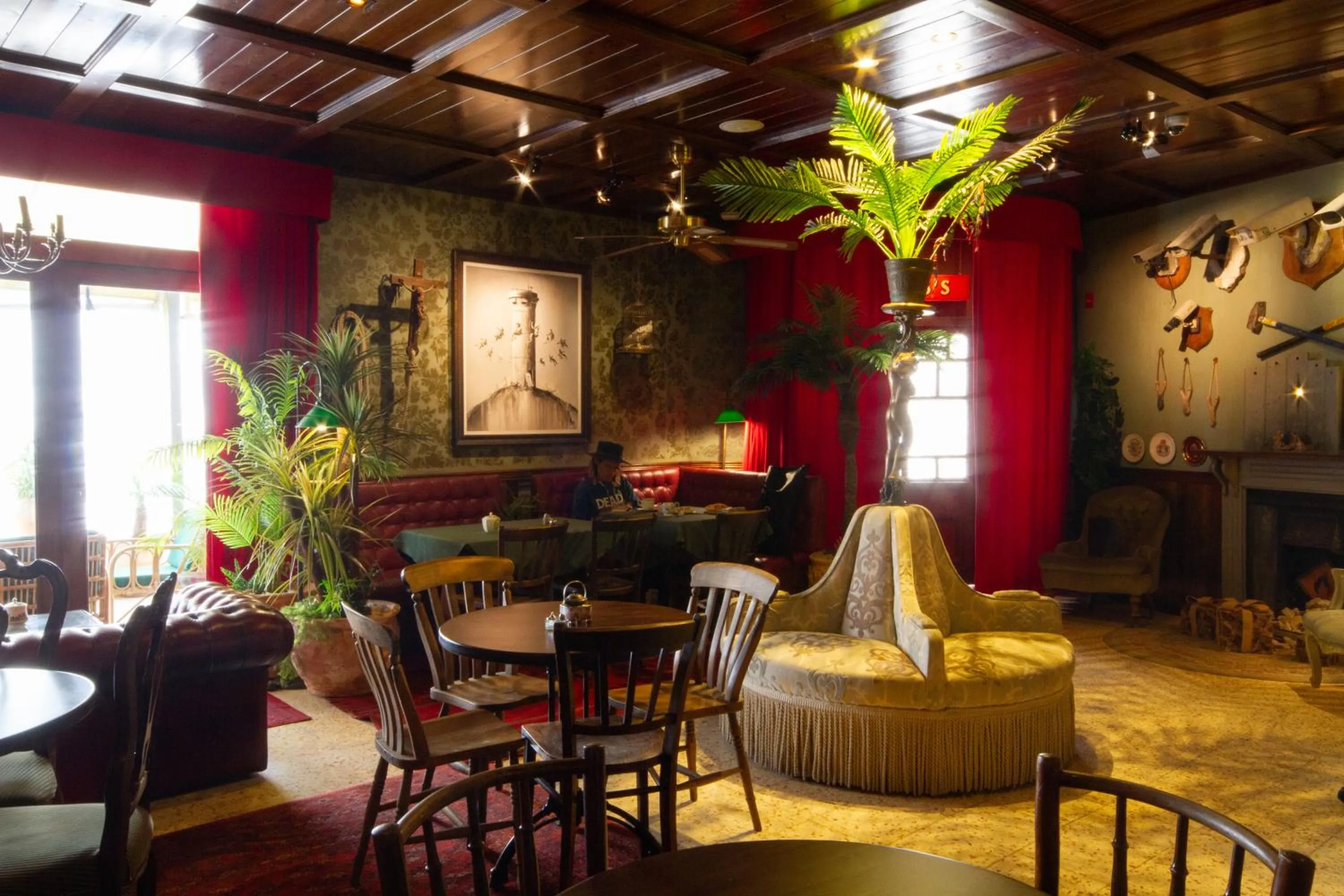 Restaurant/places to eat in The Walled Off Hotel