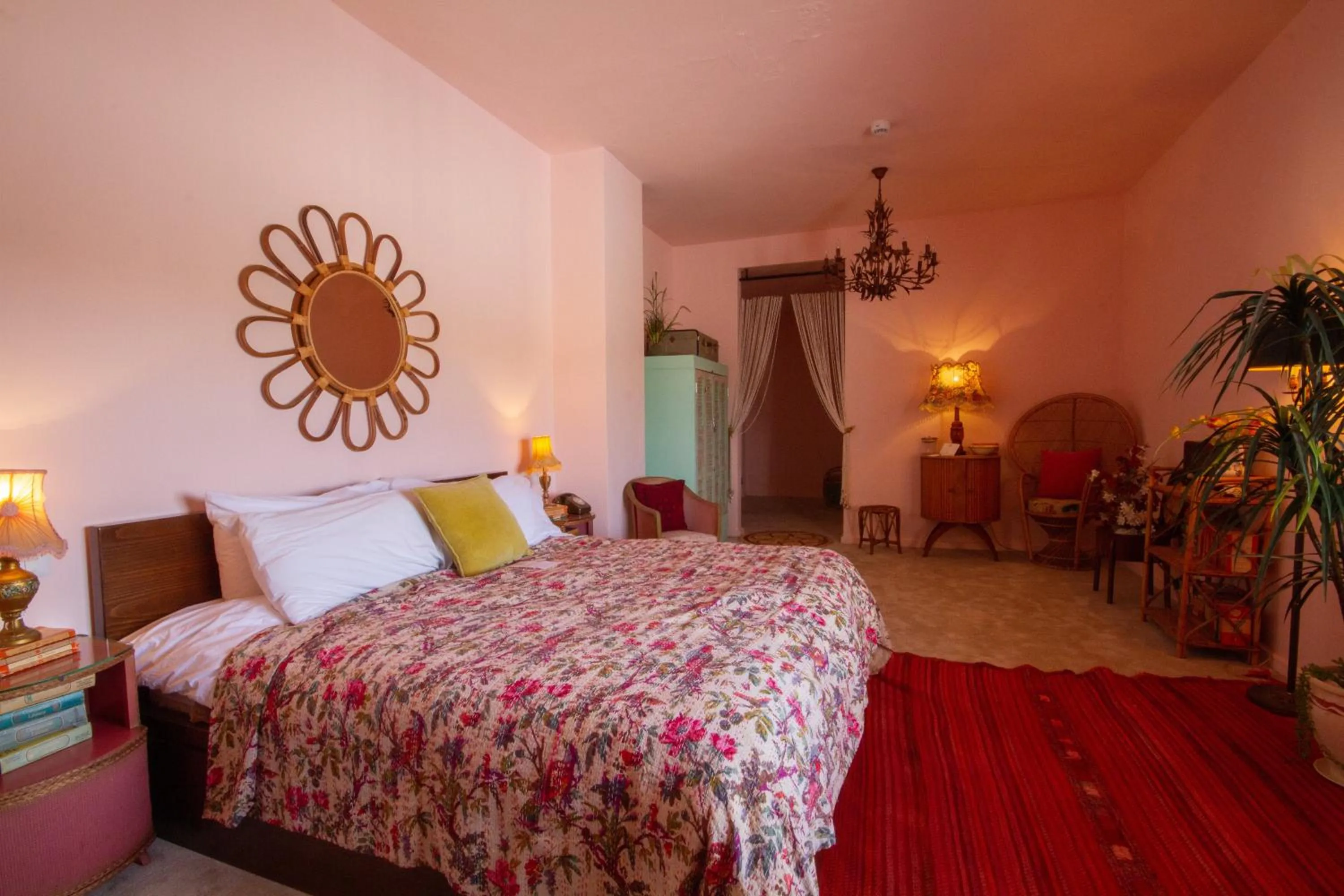 Bed in The Walled Off Hotel