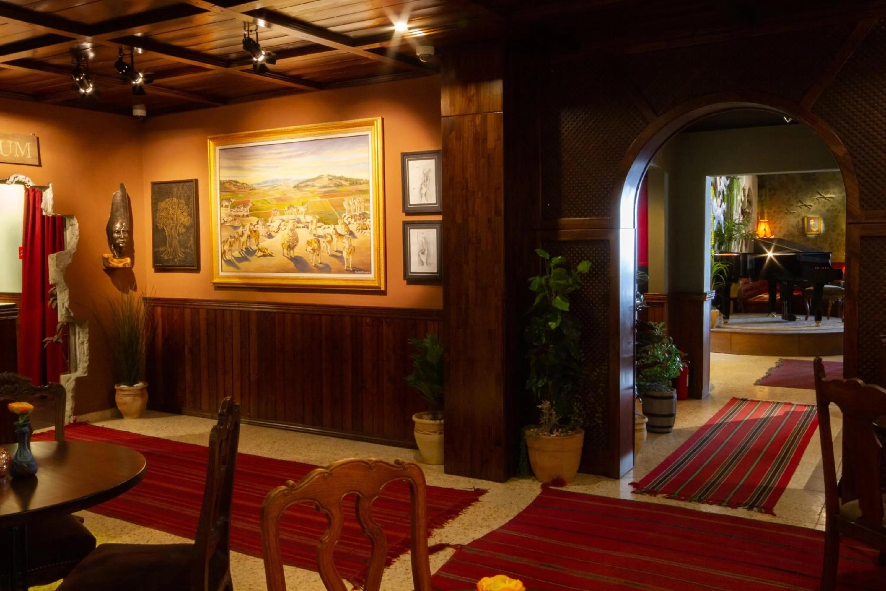 Lounge or bar in The Walled Off Hotel