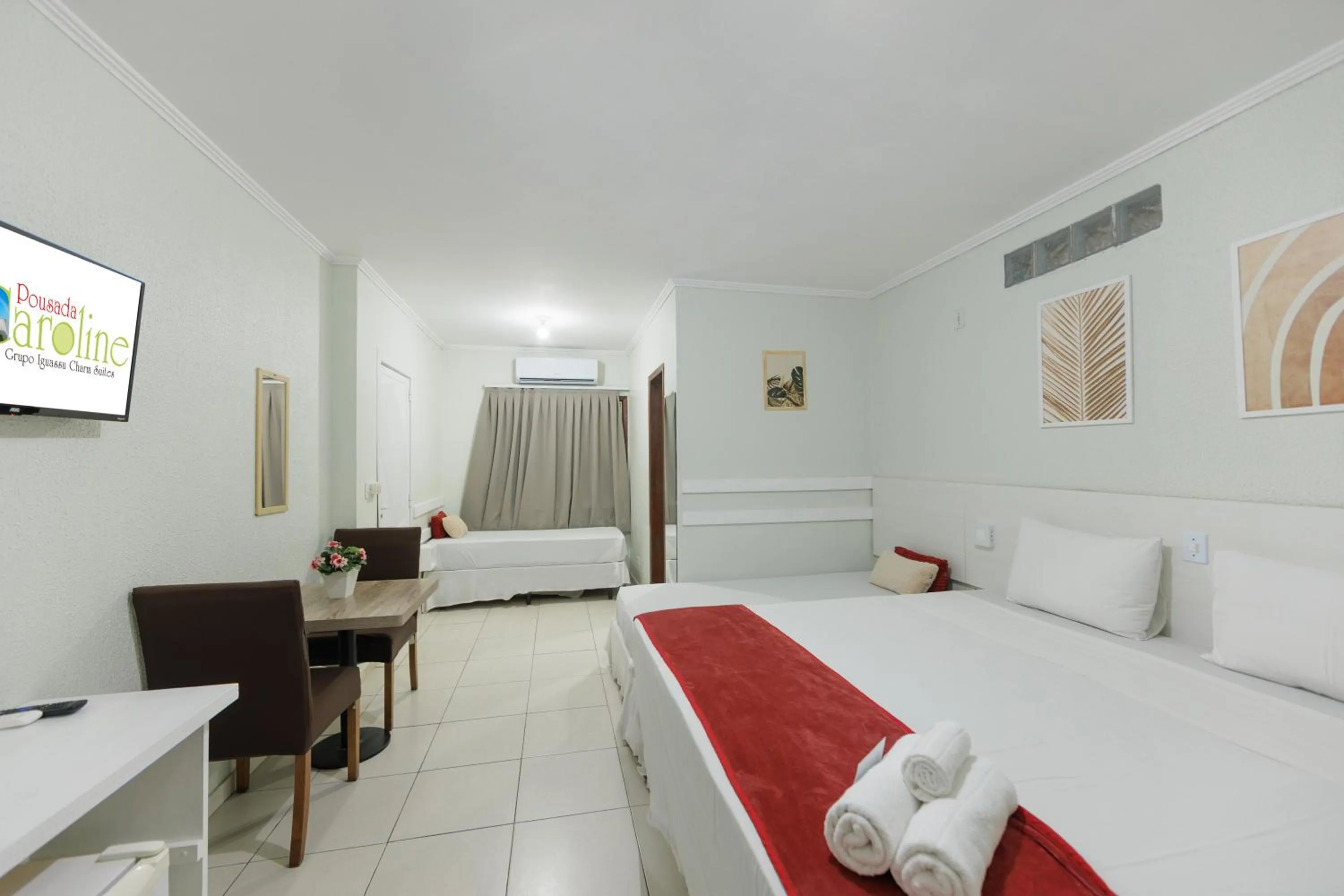 Bed in Hotel e Pousada Caroline