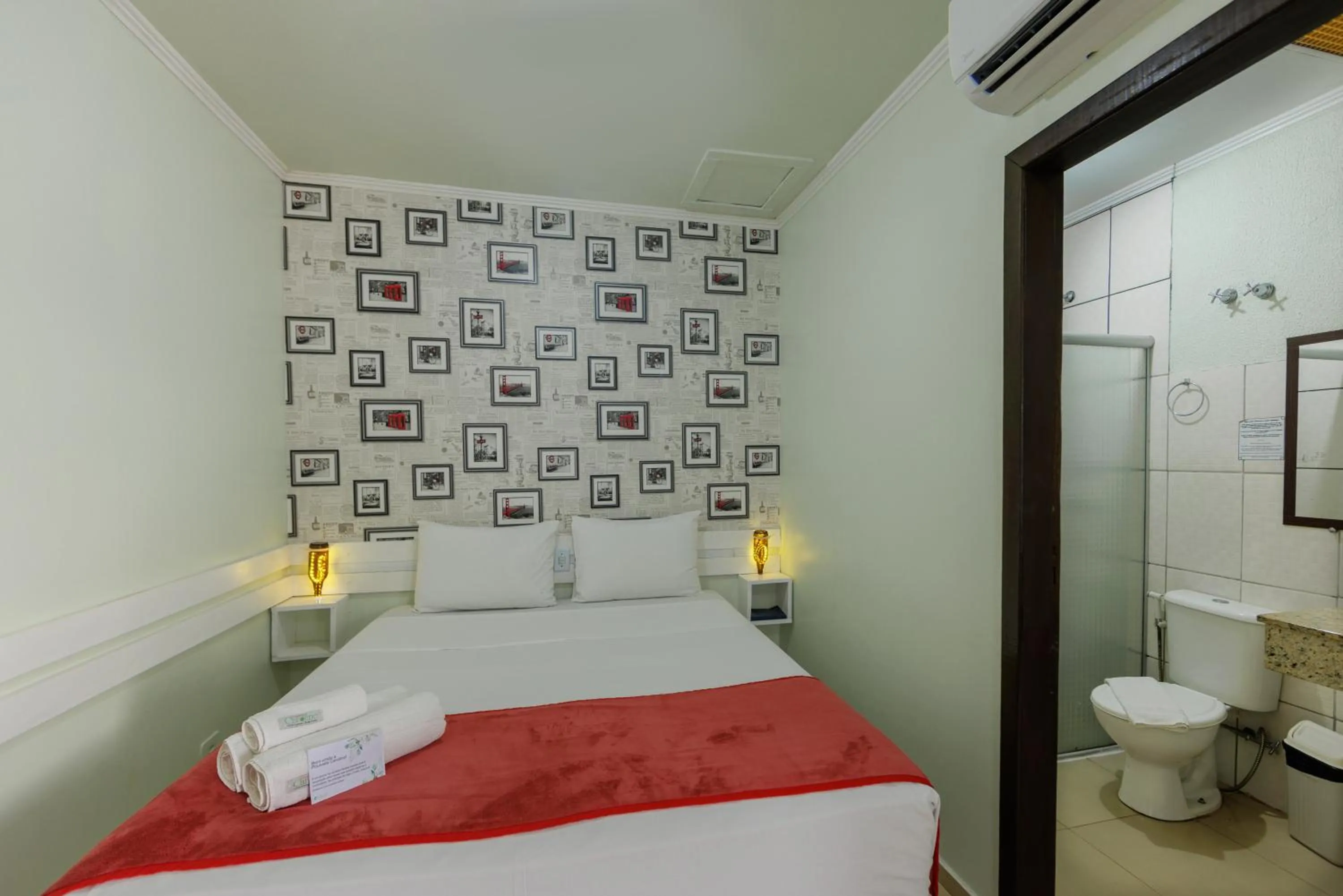 Bed in Hotel e Pousada Caroline