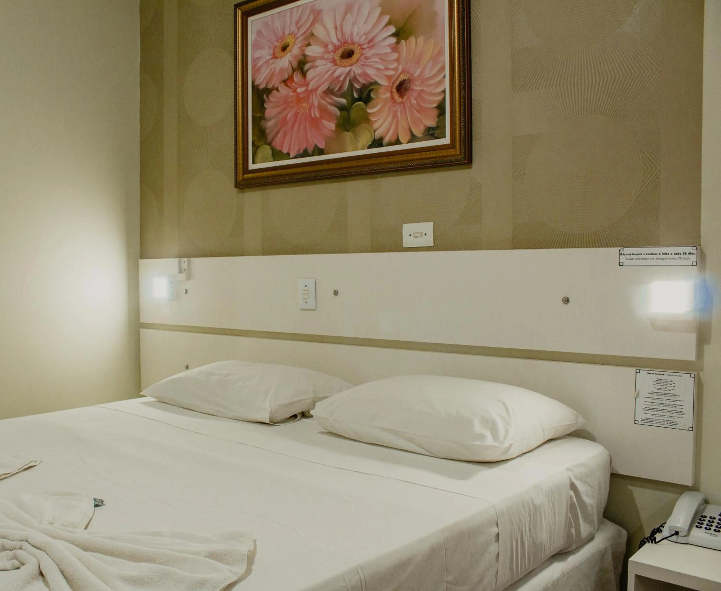 Decorative detail, Bed in Hotel e Pousada Caroline