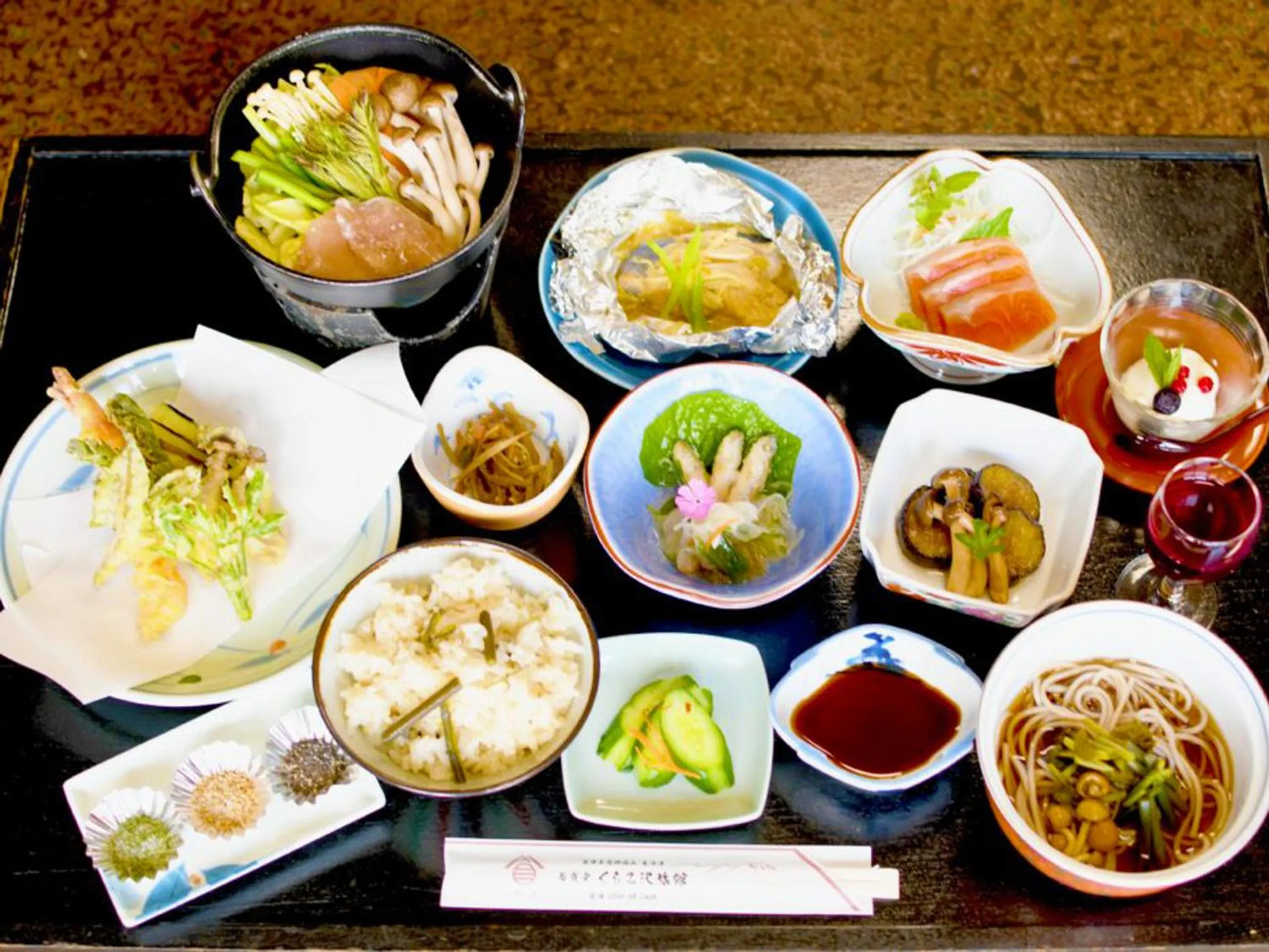 Food close-up in Kurumisawa Ryokan