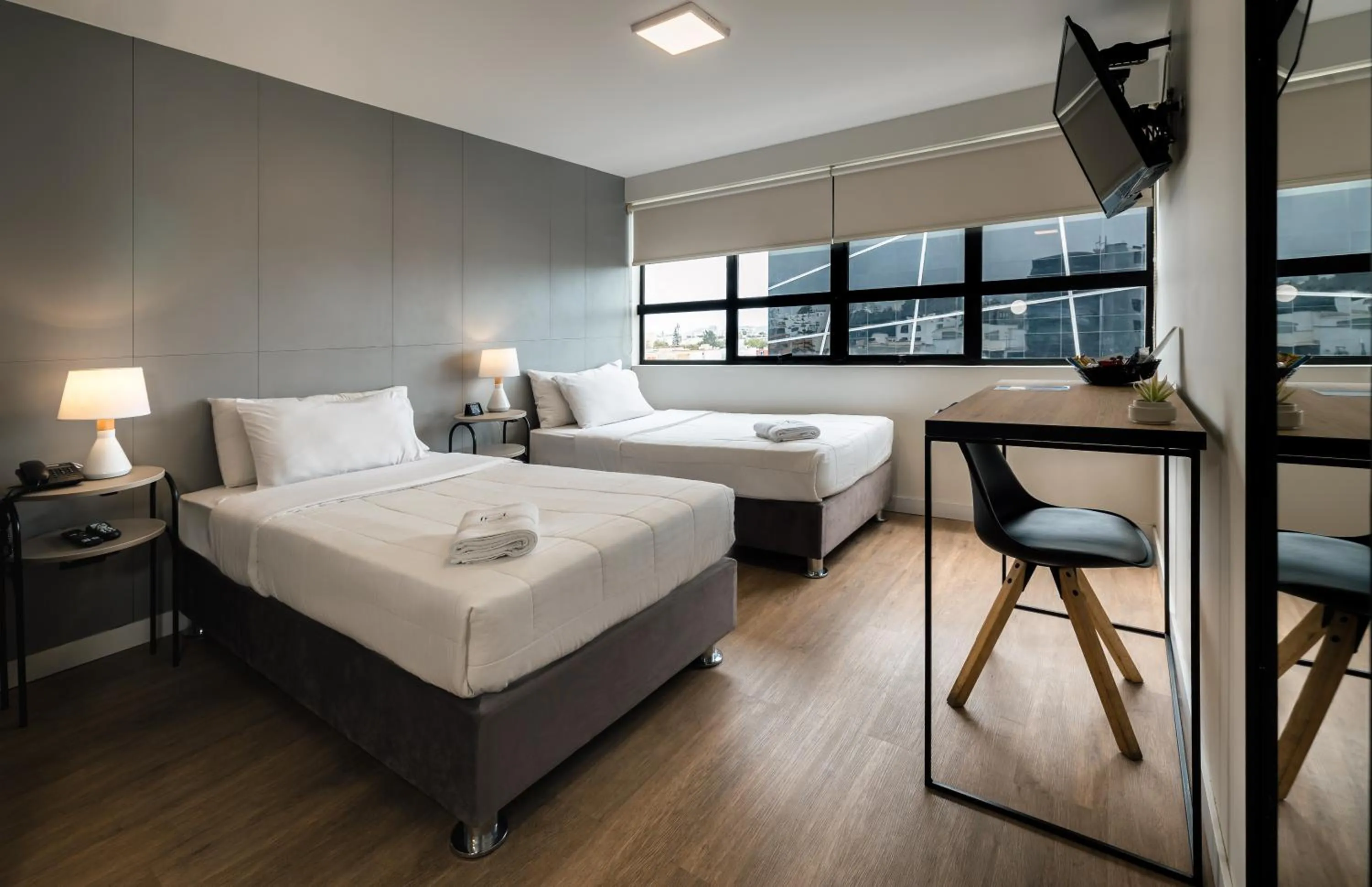 Bed in Miraflores Suites Centro