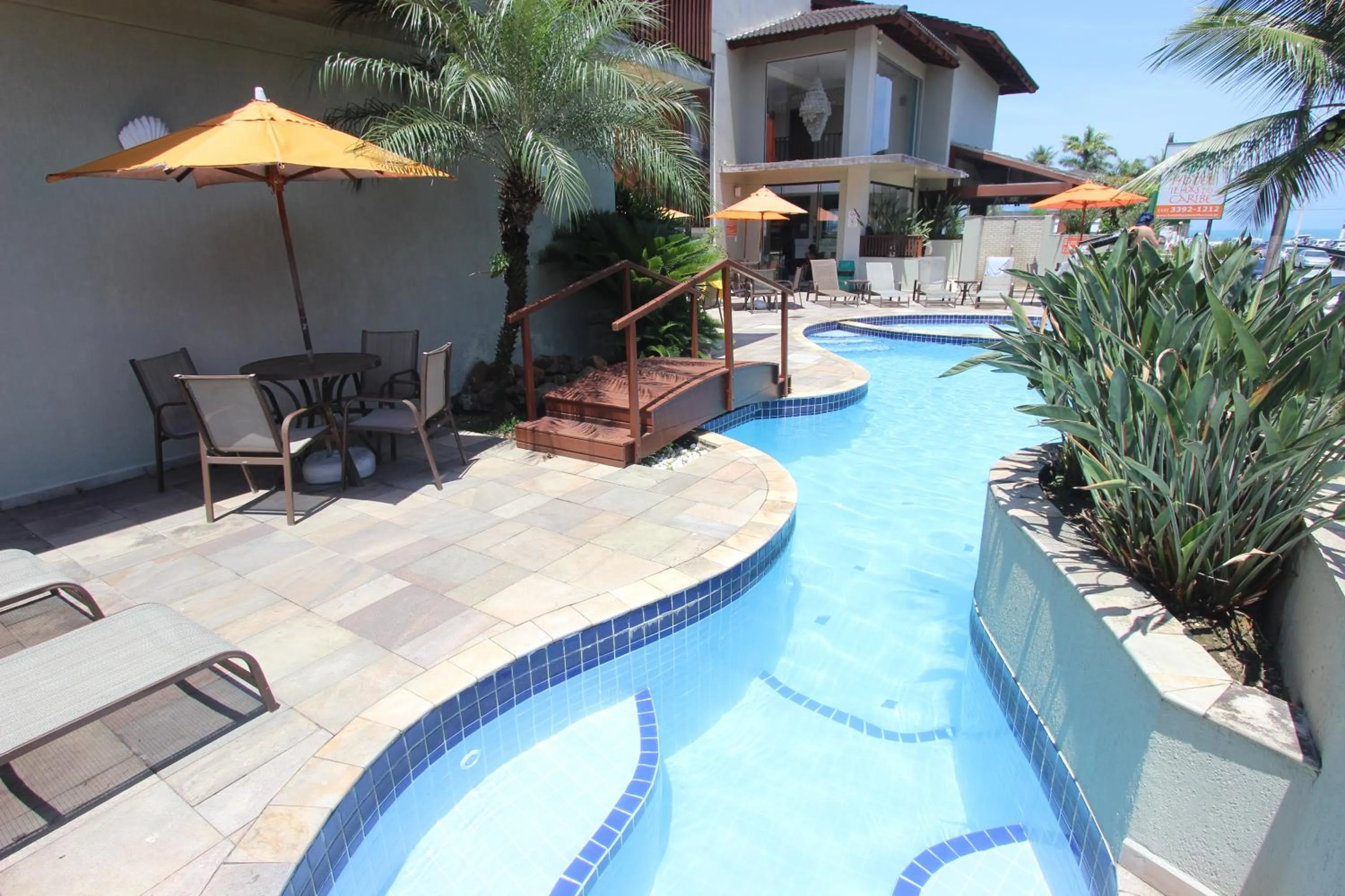 Pool view in Hotel Ilhas do Caribe - Na melhor região da Praia da Enseada