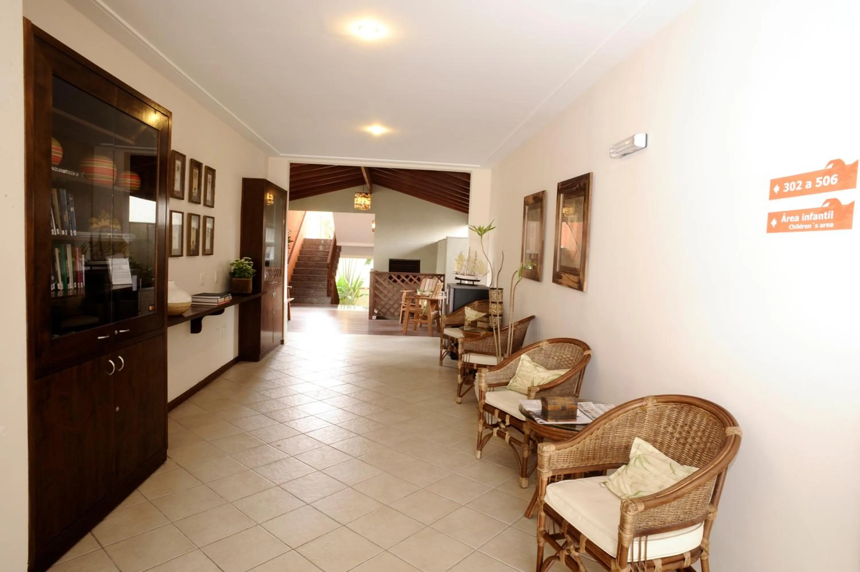 Lobby or reception in Hotel Ilhas do Caribe - Na melhor região da Praia da Enseada