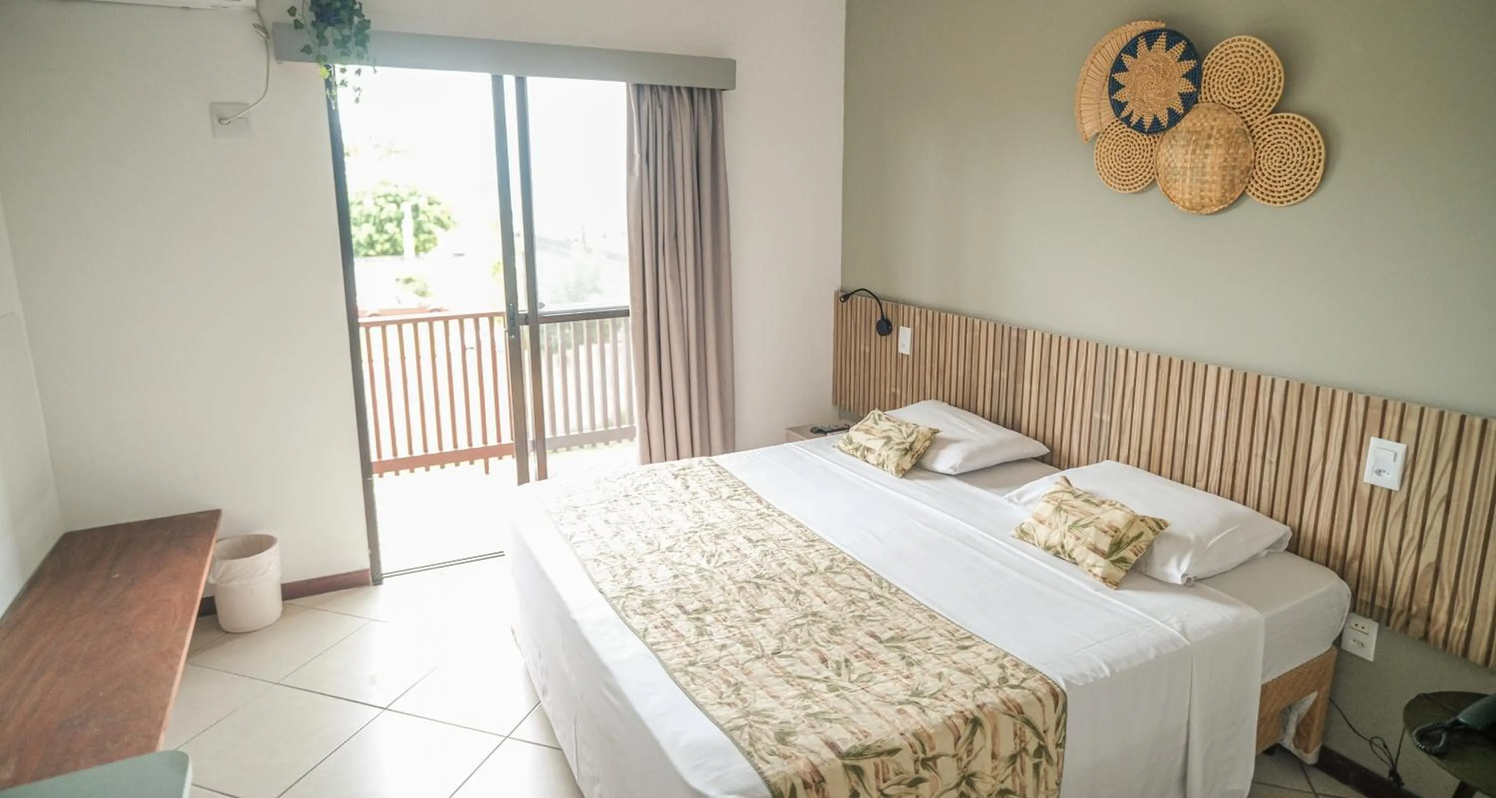Bed in Hotel Ilhas do Caribe - Na melhor região da Praia da Enseada