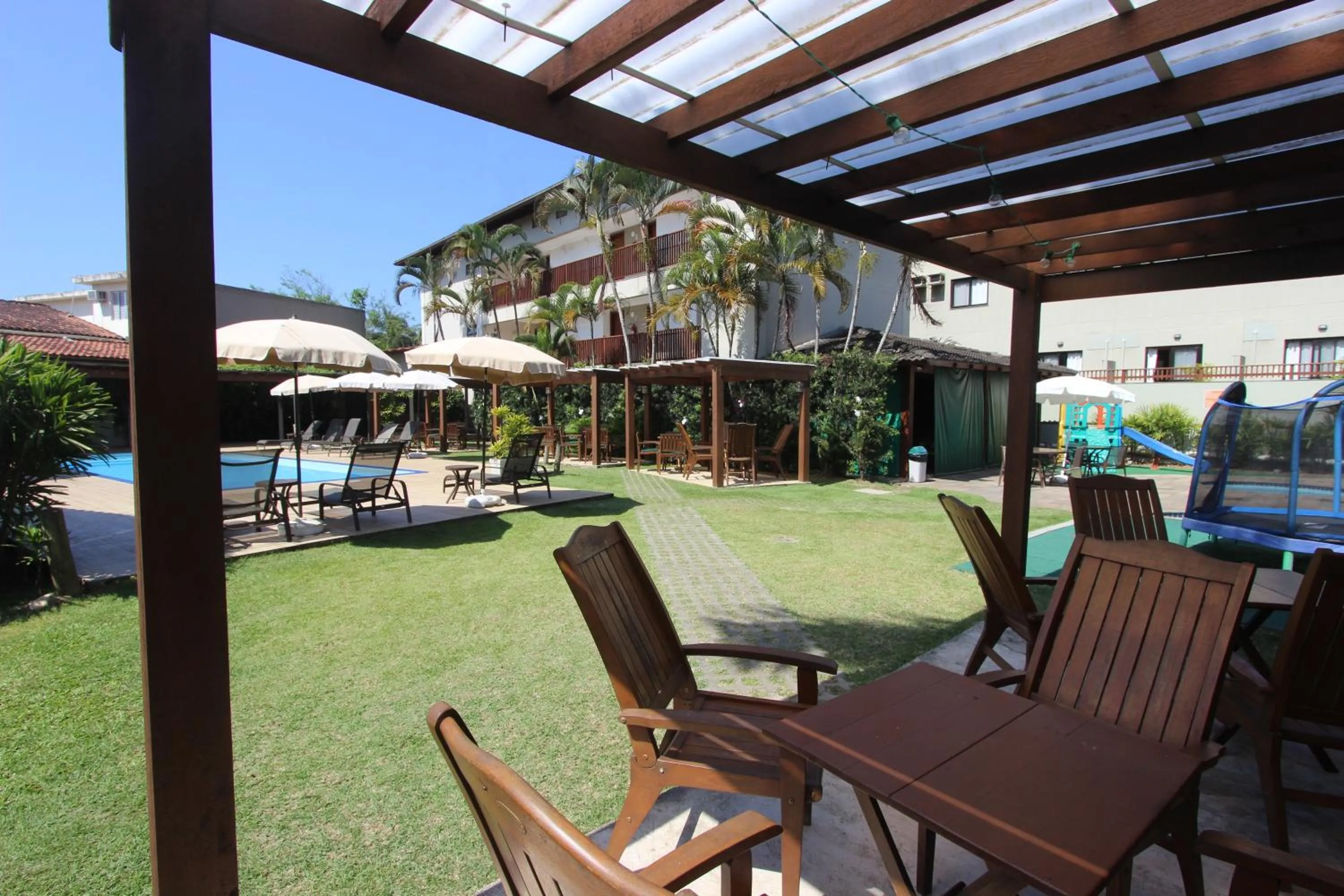 Patio in Hotel Ilhas do Caribe - Na melhor região da Praia da Enseada