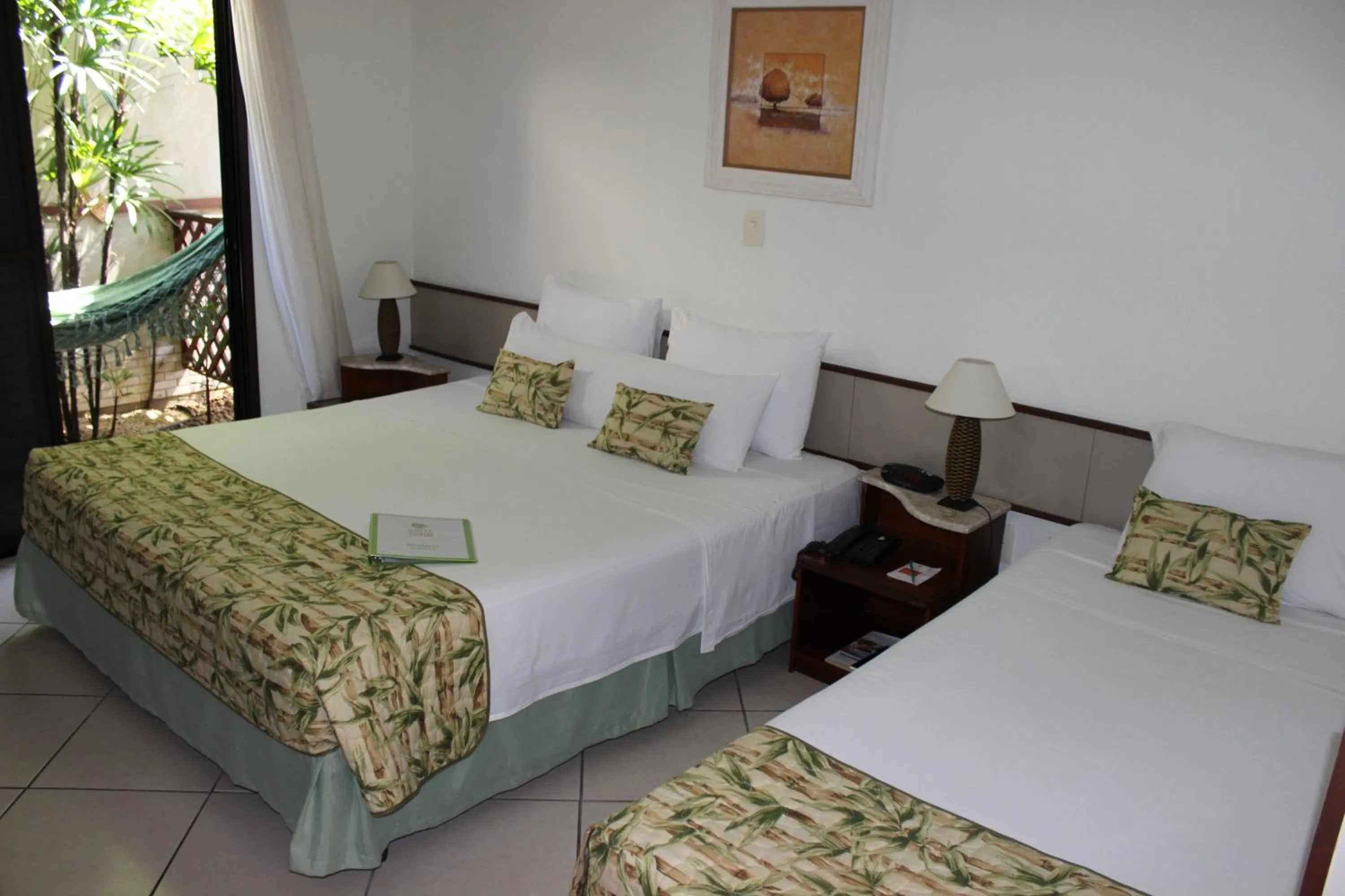 Bed in Hotel Ilhas do Caribe - Na melhor região da Praia da Enseada