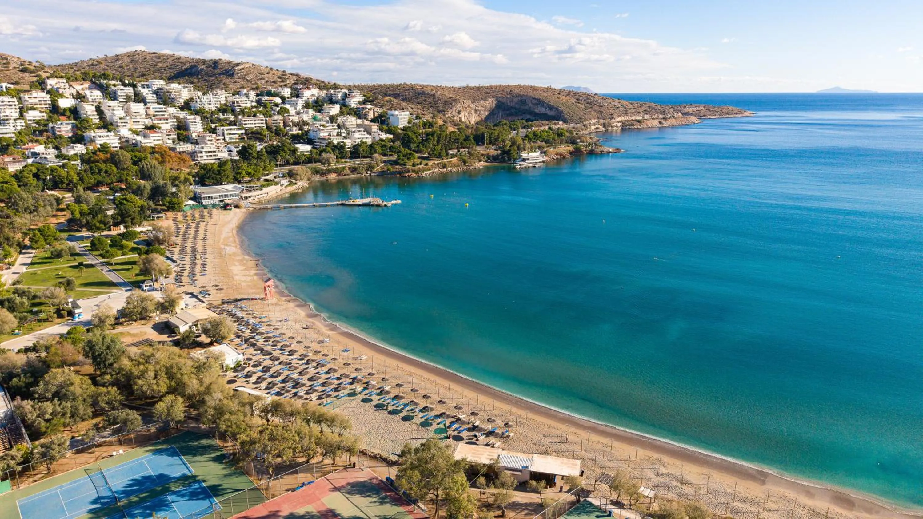 Beach in Athenian Riviera Hotel& Suites