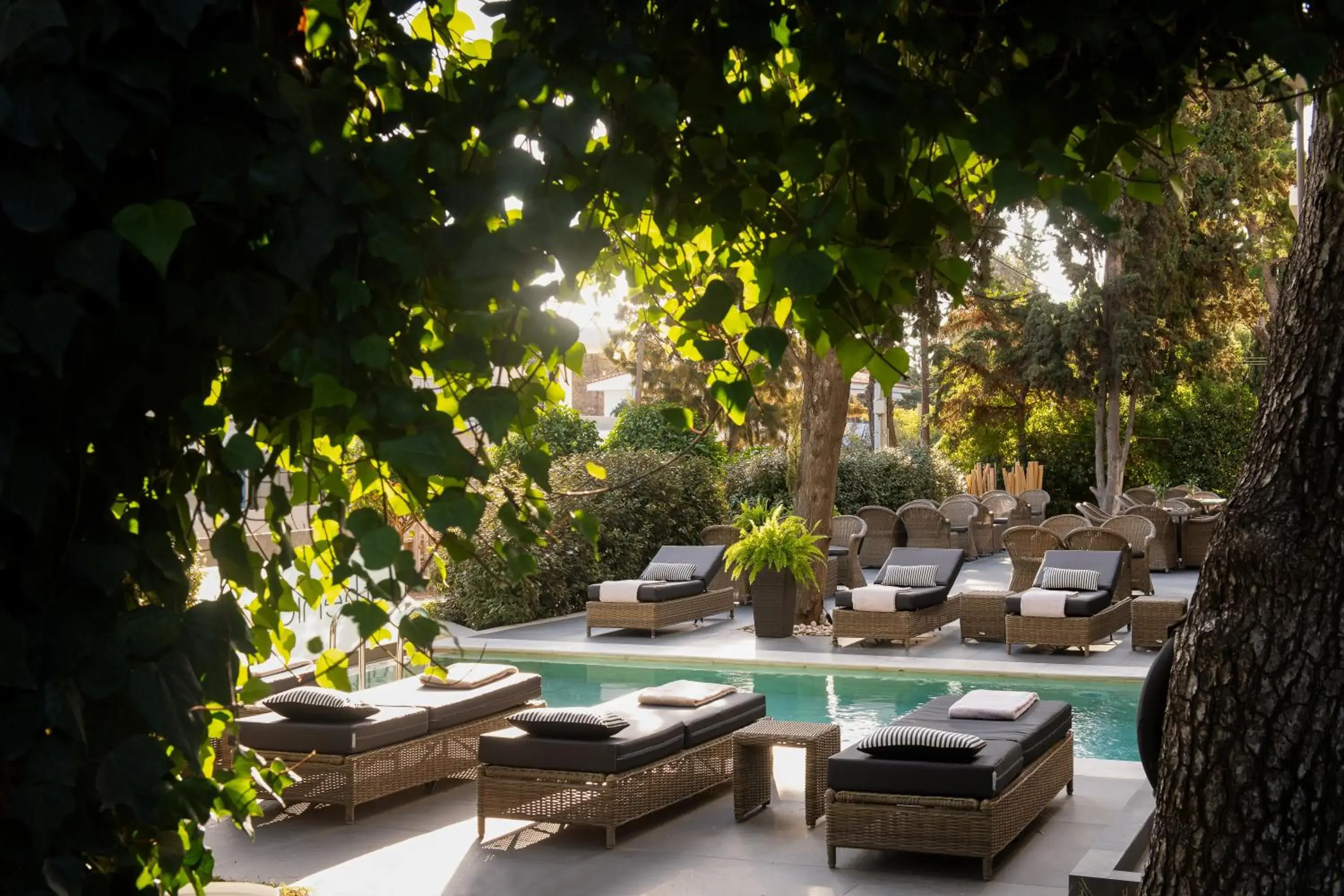 Swimming pool in Athenian Riviera Hotel& Suites Swimming pool in Athenian Riviera Hotel& Suites