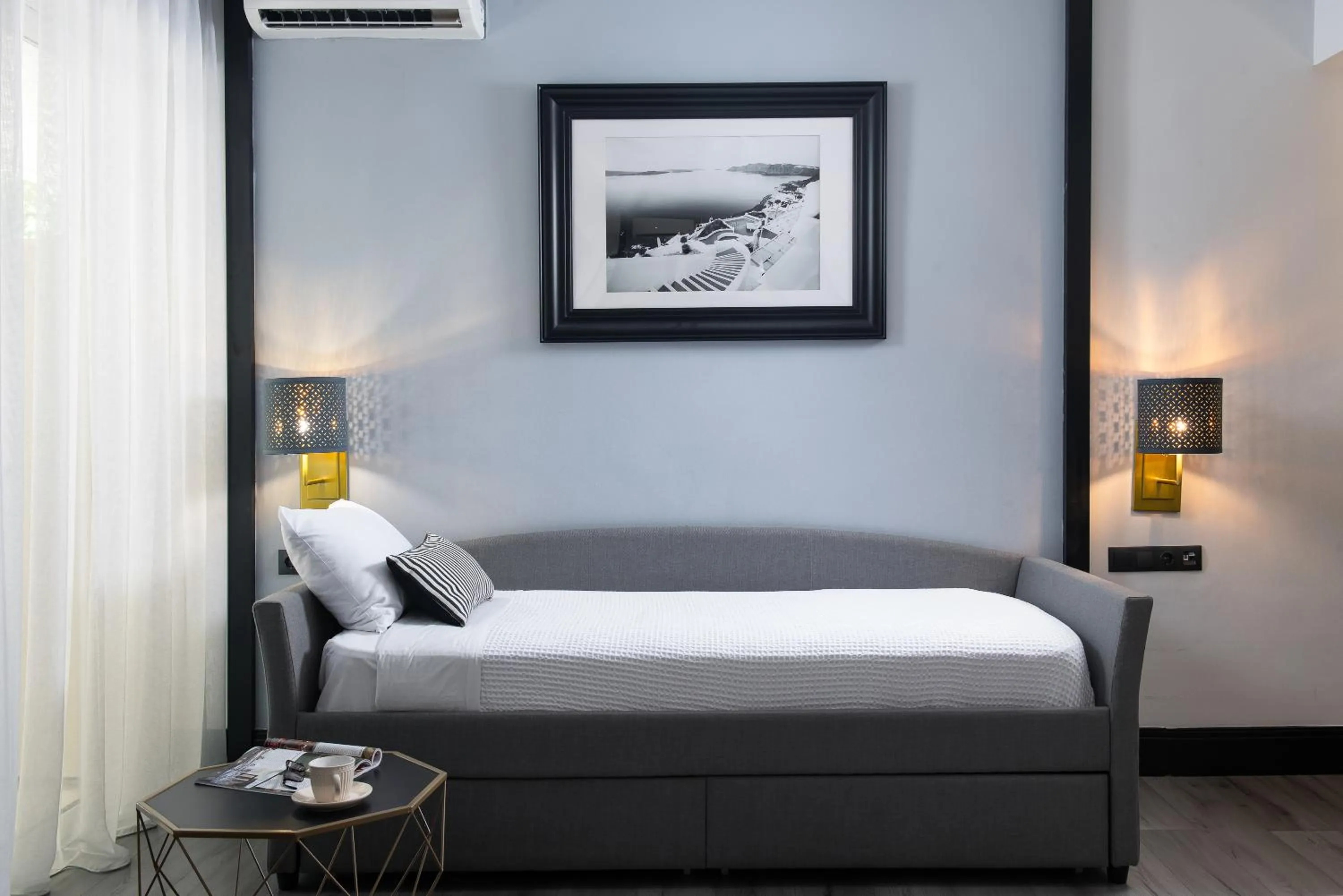 Bedroom, Bed in Athenian Riviera Hotel& Suites