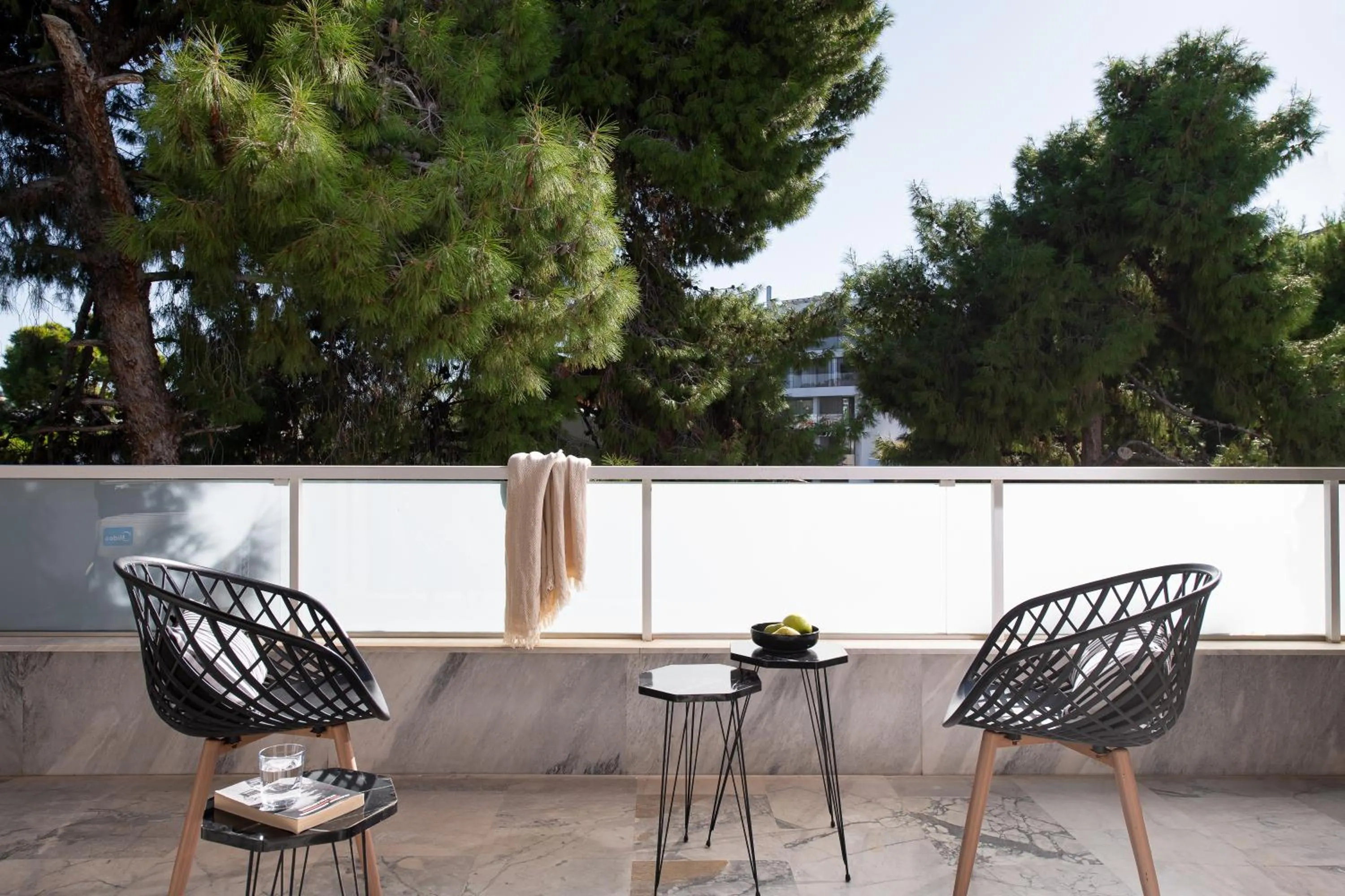 Balcony/Terrace in Athenian Riviera Hotel& Suites
