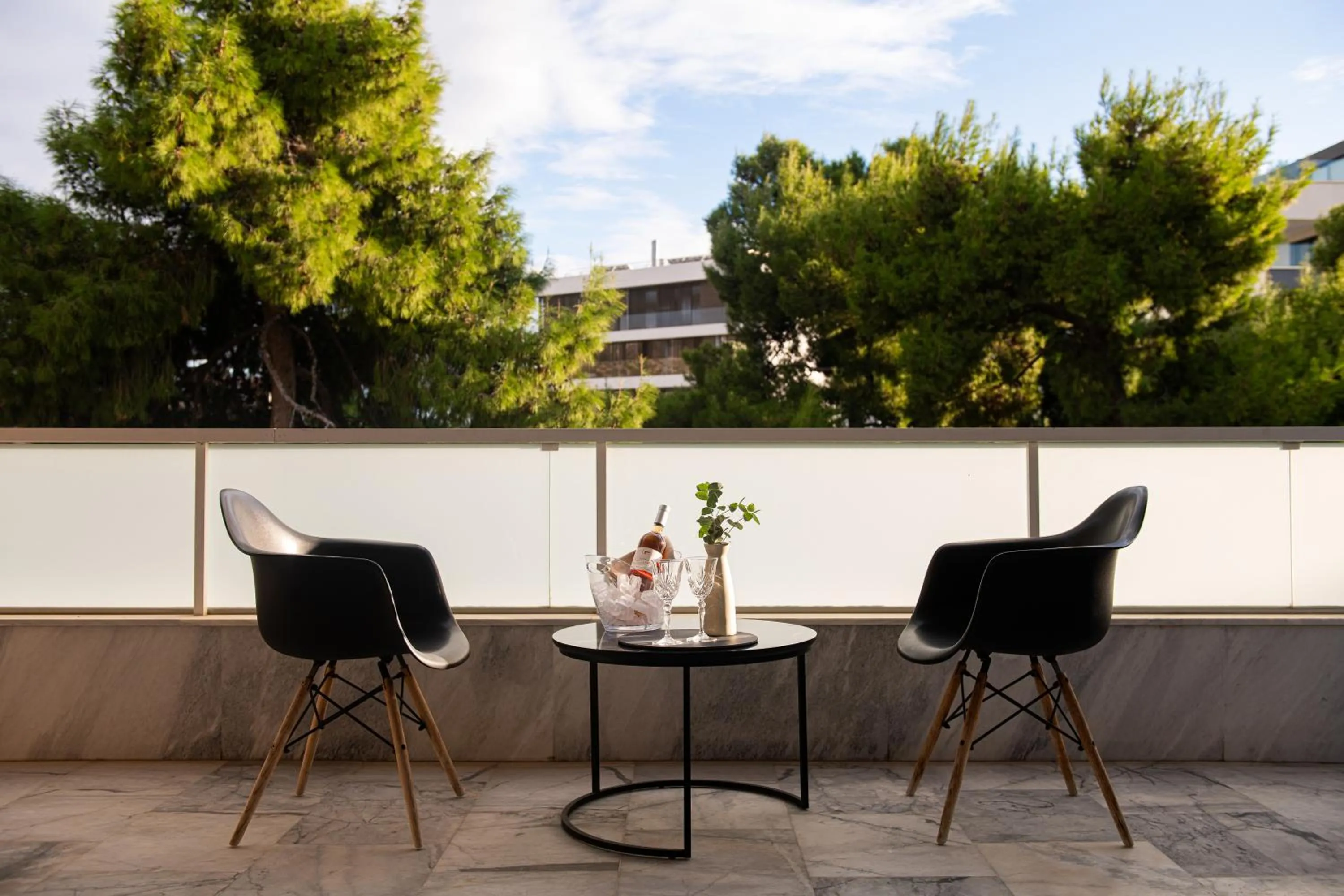 Balcony/Terrace in Athenian Riviera Hotel& Suites