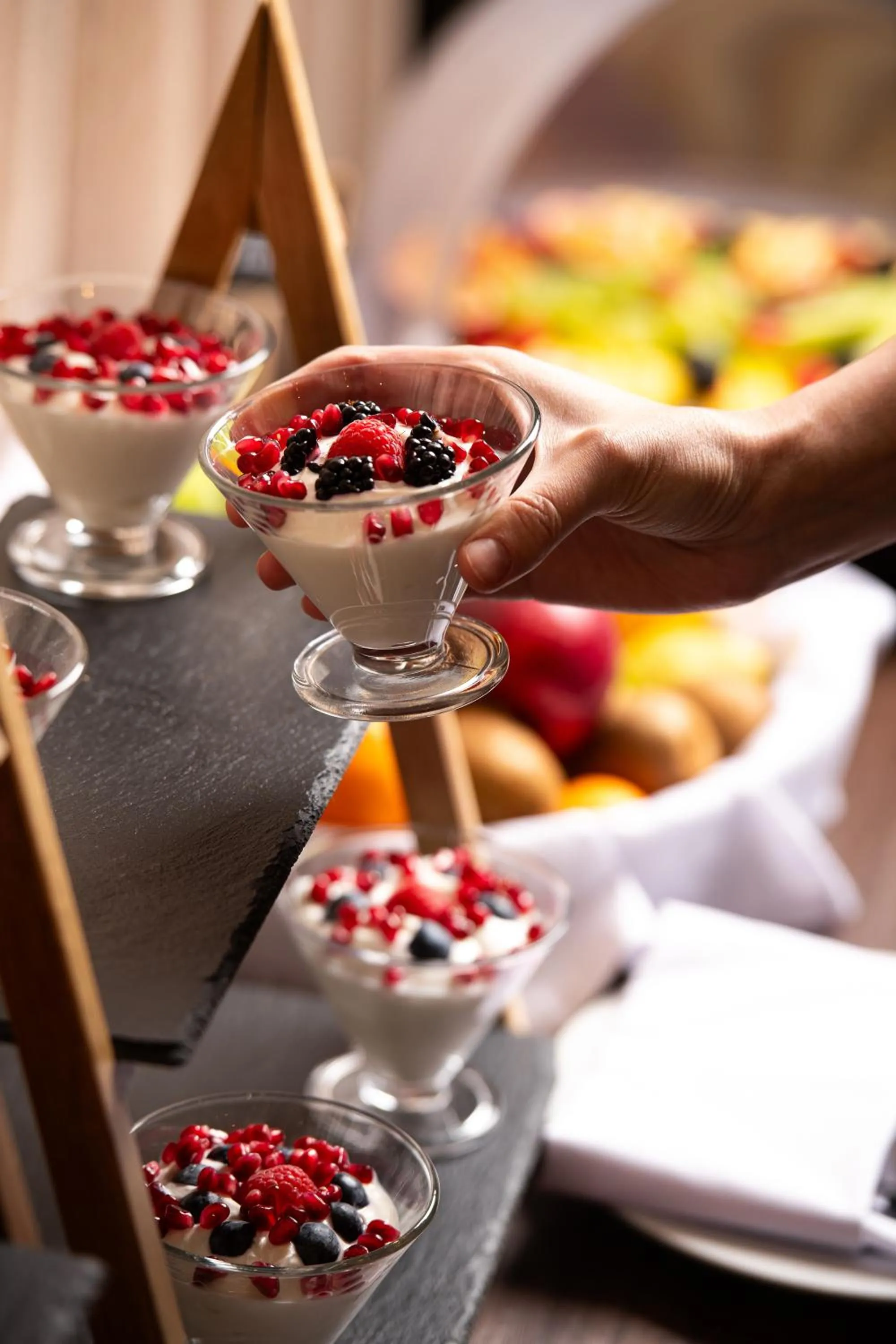 Buffet breakfast in Athenian Riviera Hotel& Suites