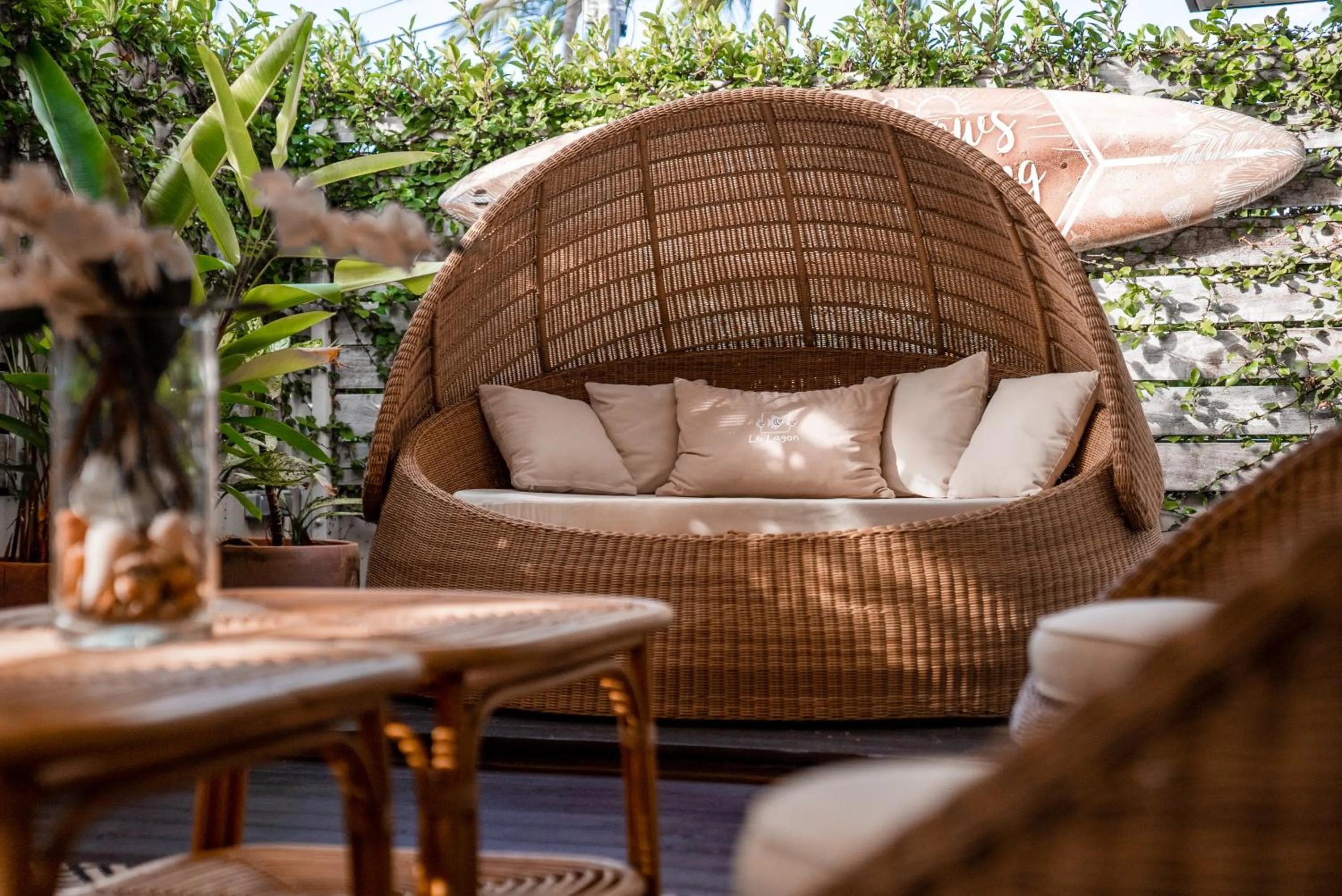 Balcony/Terrace in Hôtel Le Lagon