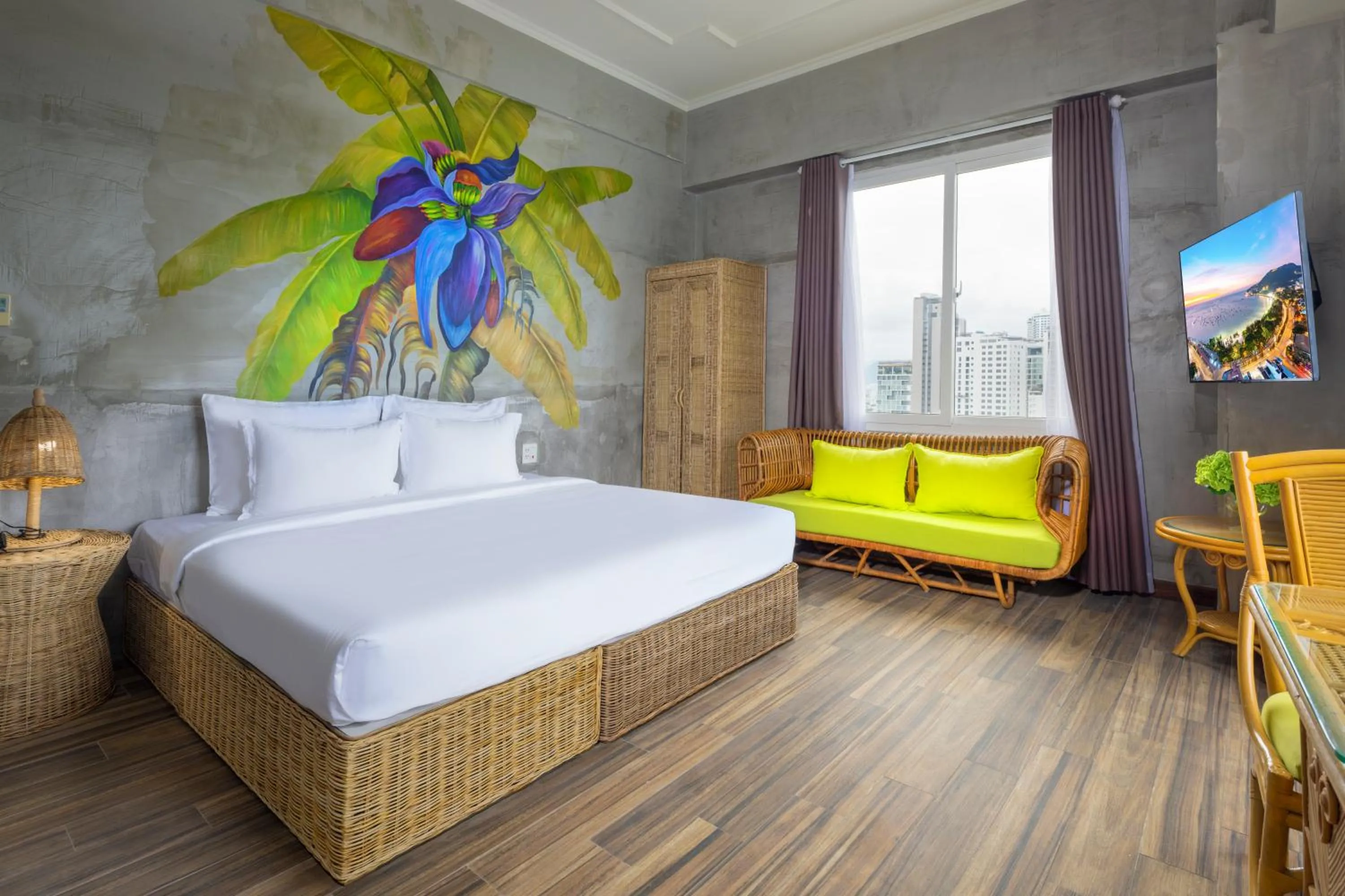 Photo of the whole room, Bed in MissBamboo Hotel Nha Trang
