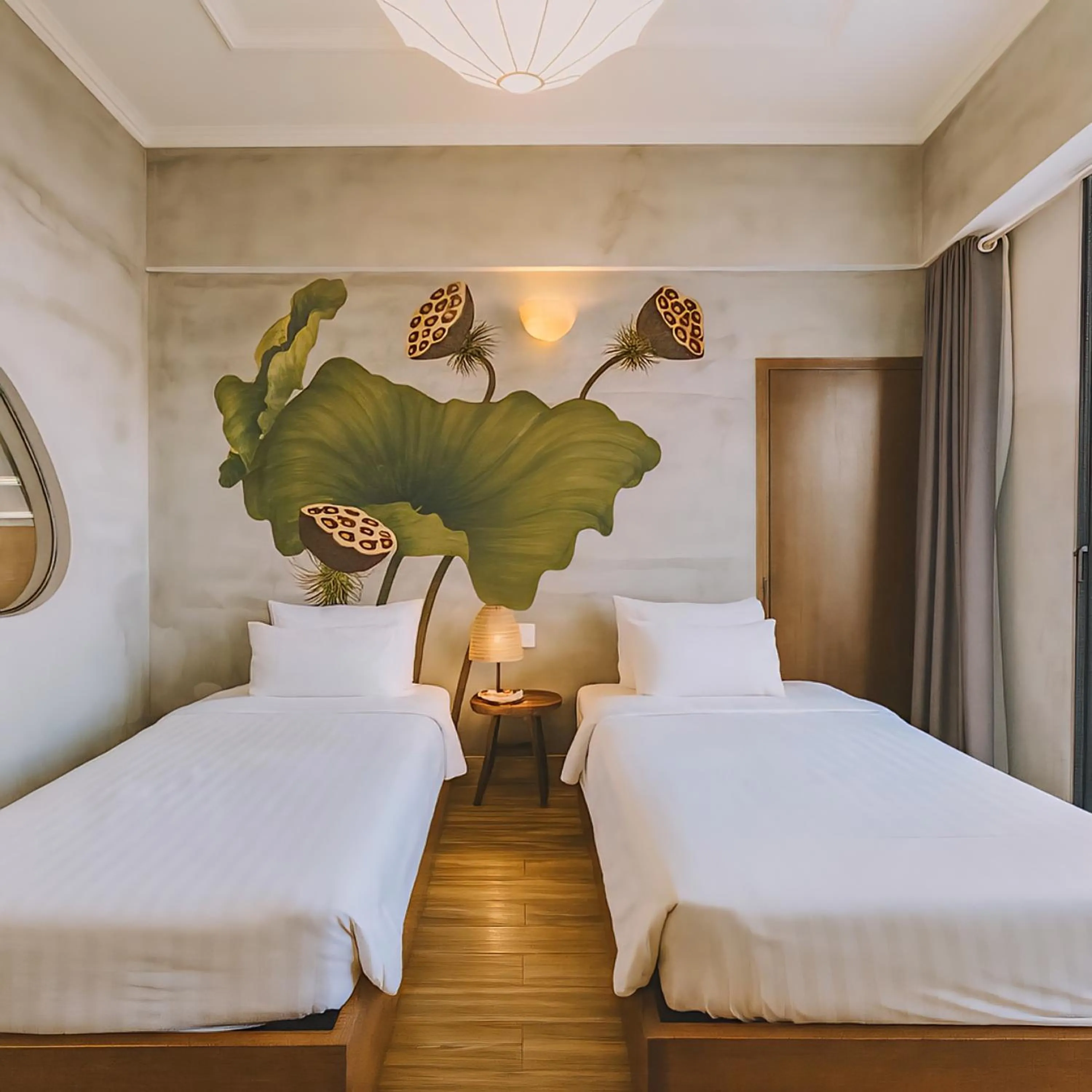 Bed in MissBamboo Hotel Nha Trang