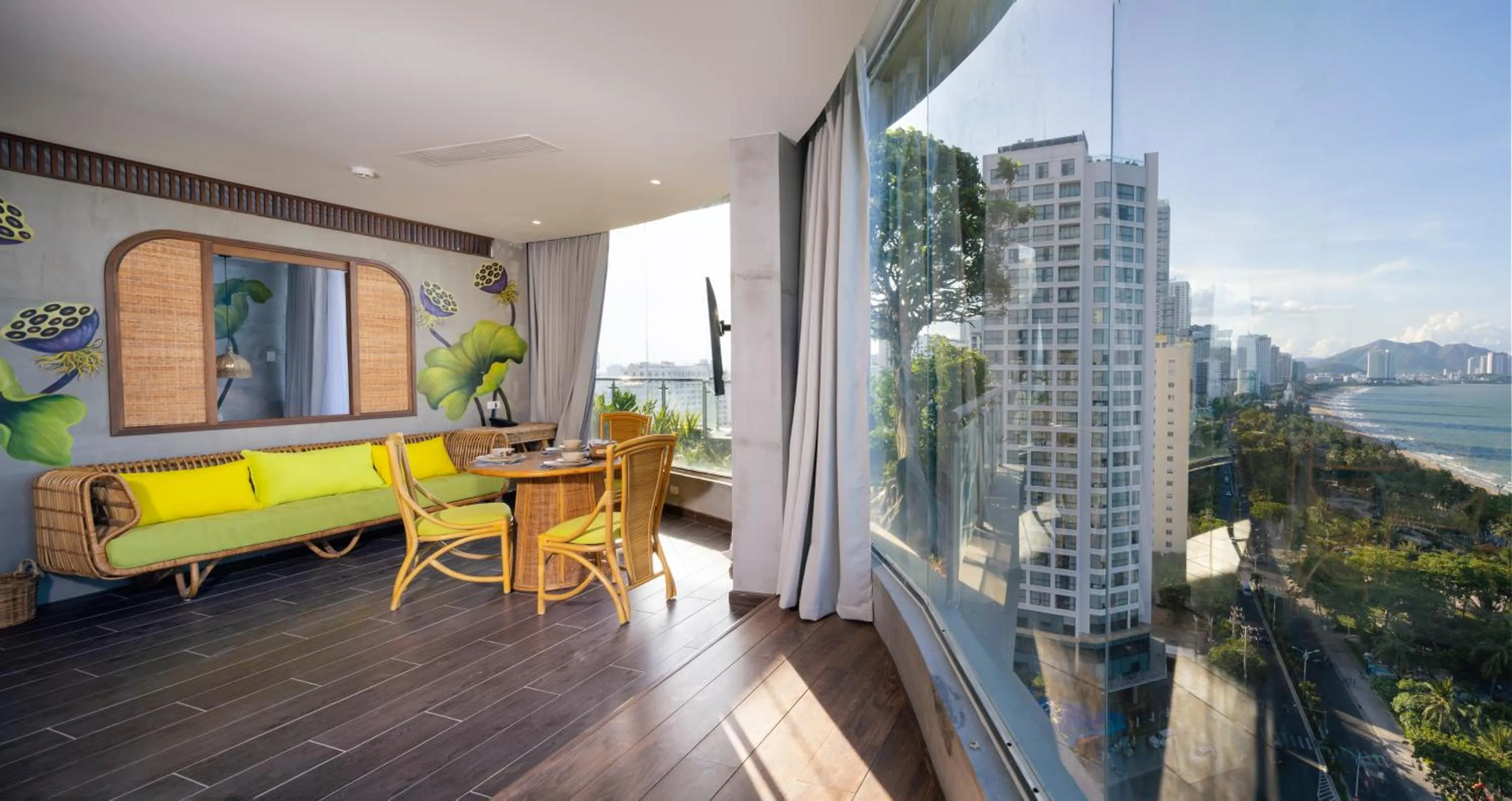 Patio in MissBamboo Hotel Nha Trang