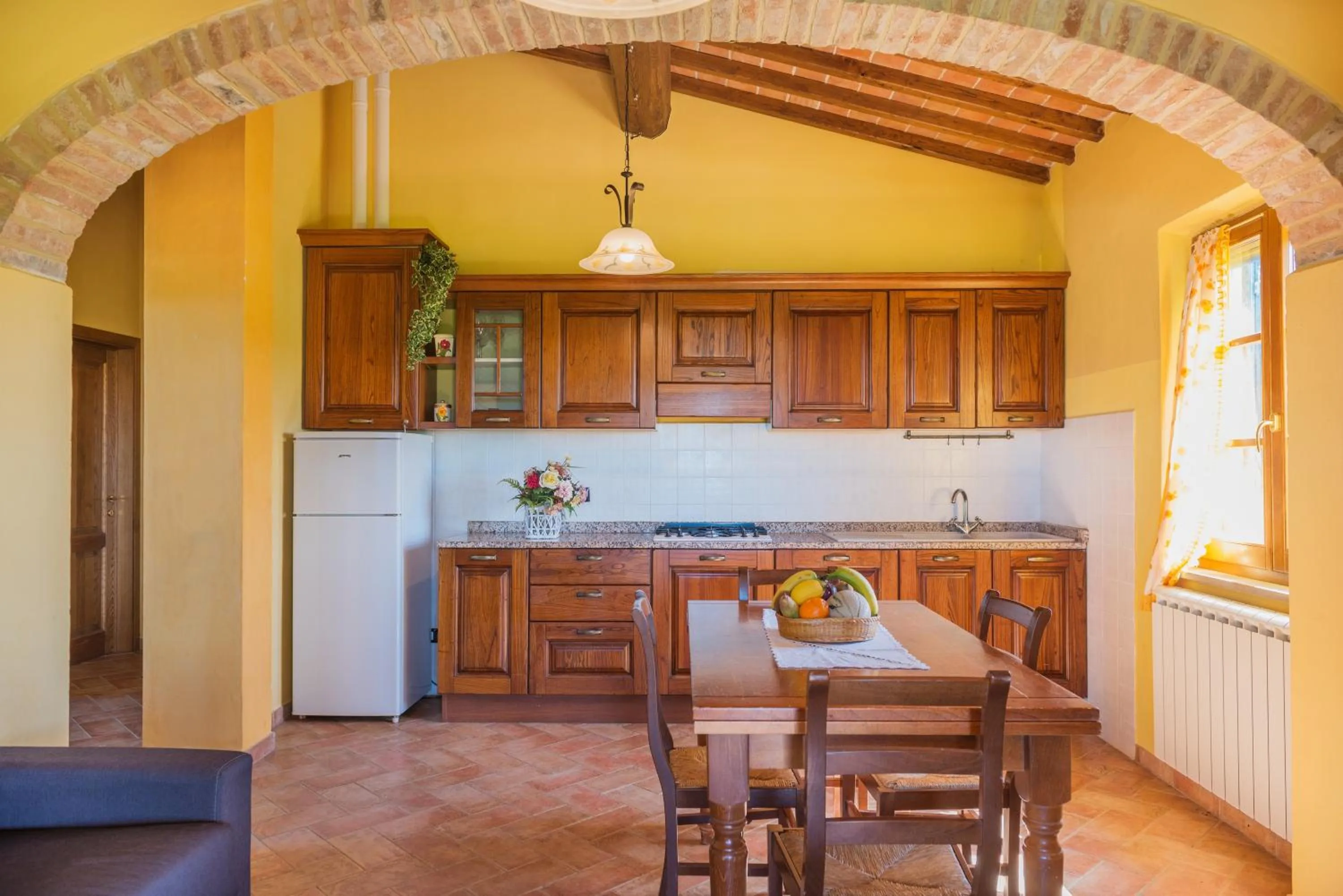 Kitchen or kitchenette in Agriturismo Pompilia