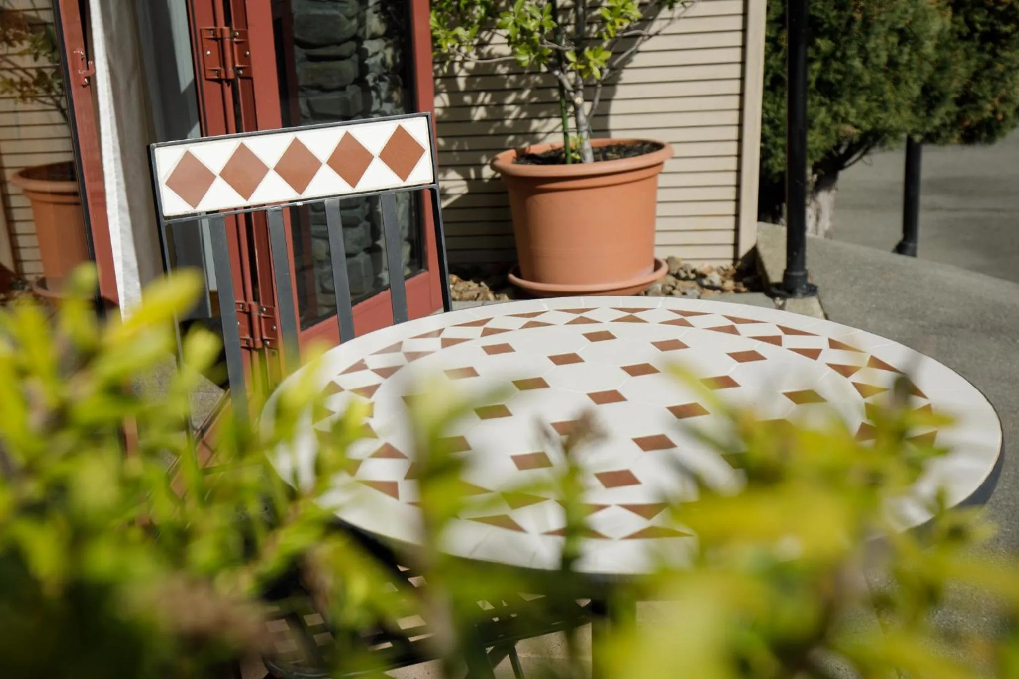 Patio in Settlers Boutique Motel